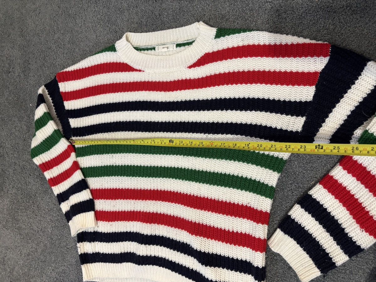 Other MINE Womens Medium Striped Lightweight Sweater - navy white Size M / US 6-8 / IT 42-44 - 6 Thumbnail