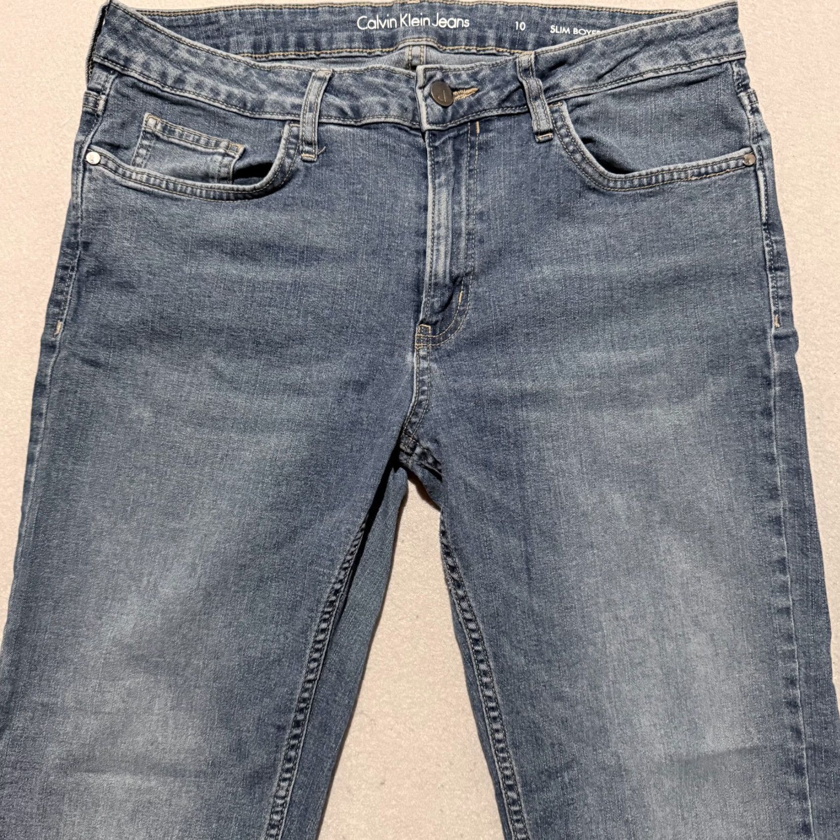 Calvin Klein Calvin Klein Jeans Women Blue Denim Slim Boyfriend 10 Regular Size 10 Jeans Women Blue Denim Vintage No Size 32" / US 10 / IT 46 - 3 Thumbnail