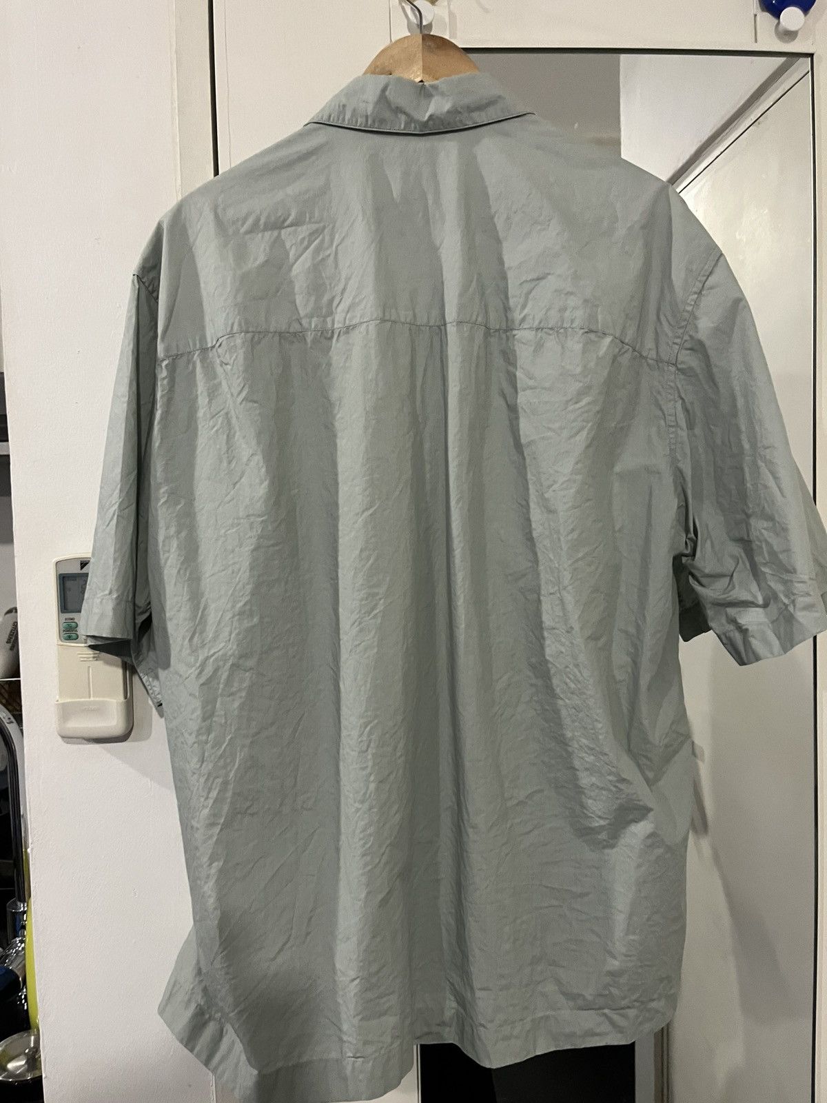 Studio Nicholson Studio Nicholson Pete Shirt Pastel Green Short Sleeve Boxy Size US L / EU 52-54 / 3 - 3 Thumbnail