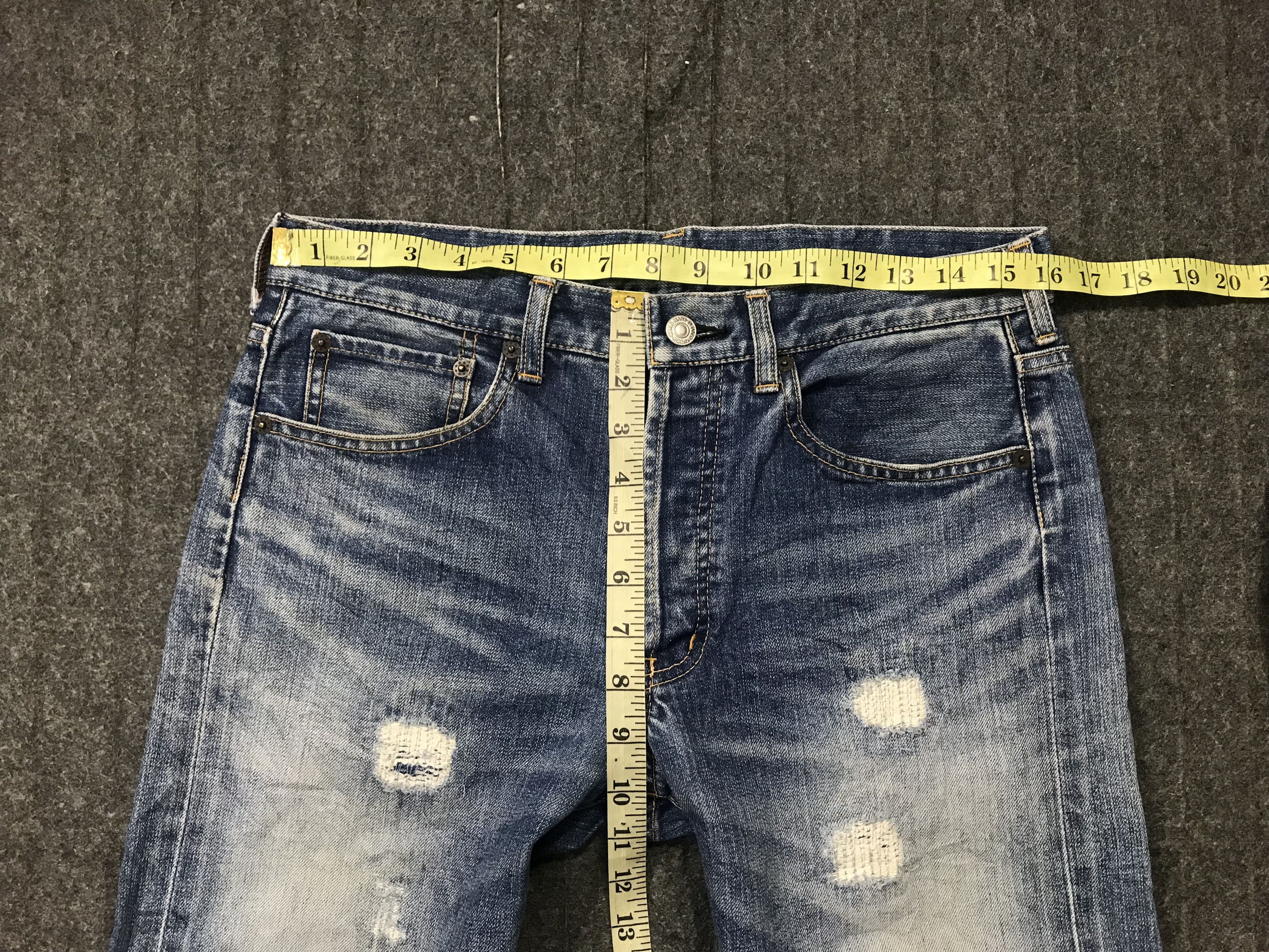 Japanese Brand × Takeo Kikuchi Takeo Kikuchi Denim Indigo Pant Straight Cut Size US 32 / EU 48 - 7 Thumbnail