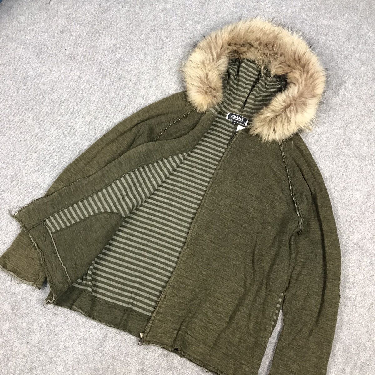 Beams Plus × If Six Was Nine × Le Grande Bleu (L.G.B.) BEAMS DISTRESS DESIGN ZIPPER FUR HOODIES PUNK ROCK STYLE Size US M / EU 48-50 / 2 - 8 Thumbnail