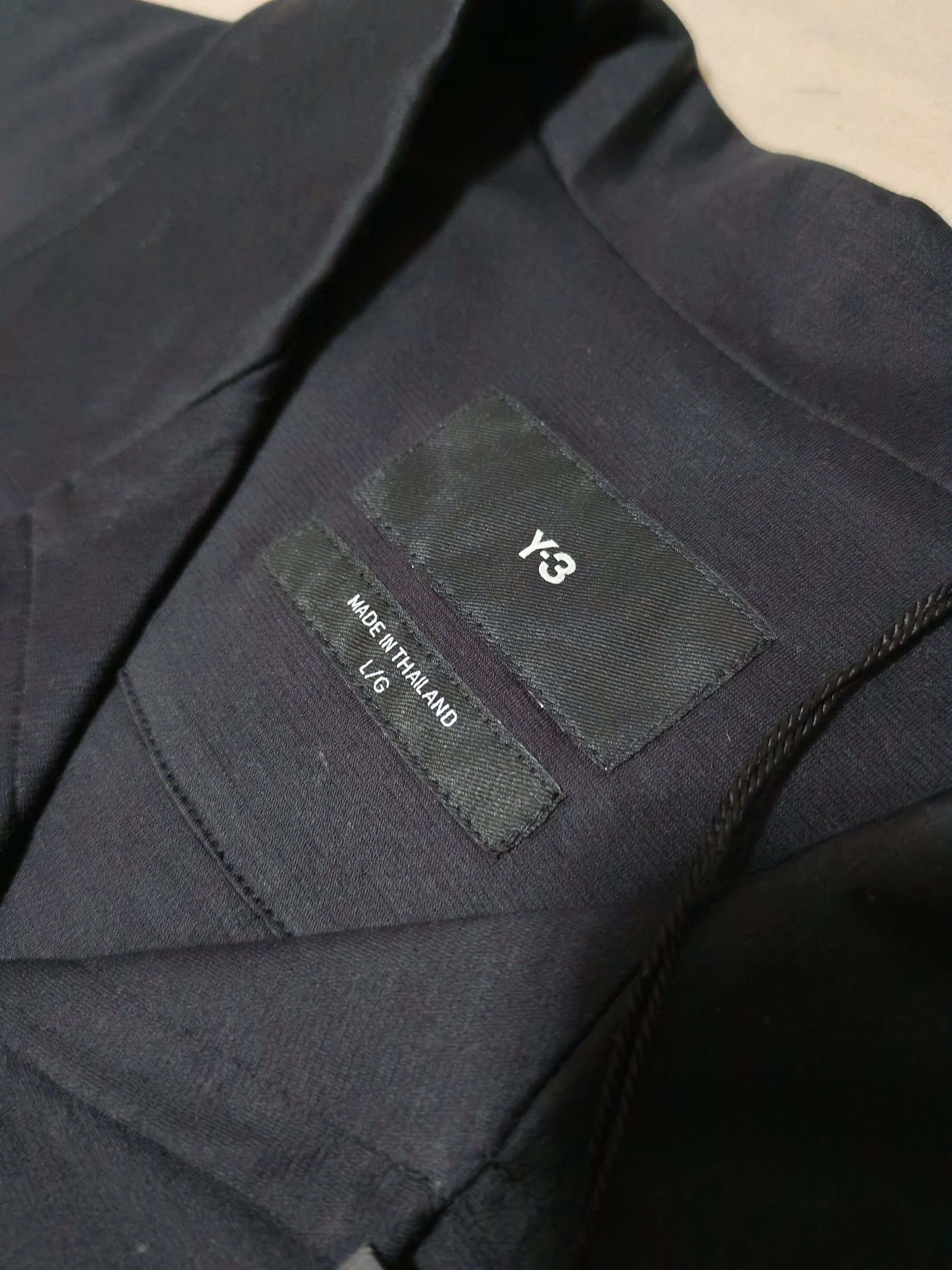 Y-3 Adidas Y-3 x Real Madrid Short Sleeve Polo Black IT3718 (L) Size US L / EU 52-54 / 3 - 3 Thumbnail