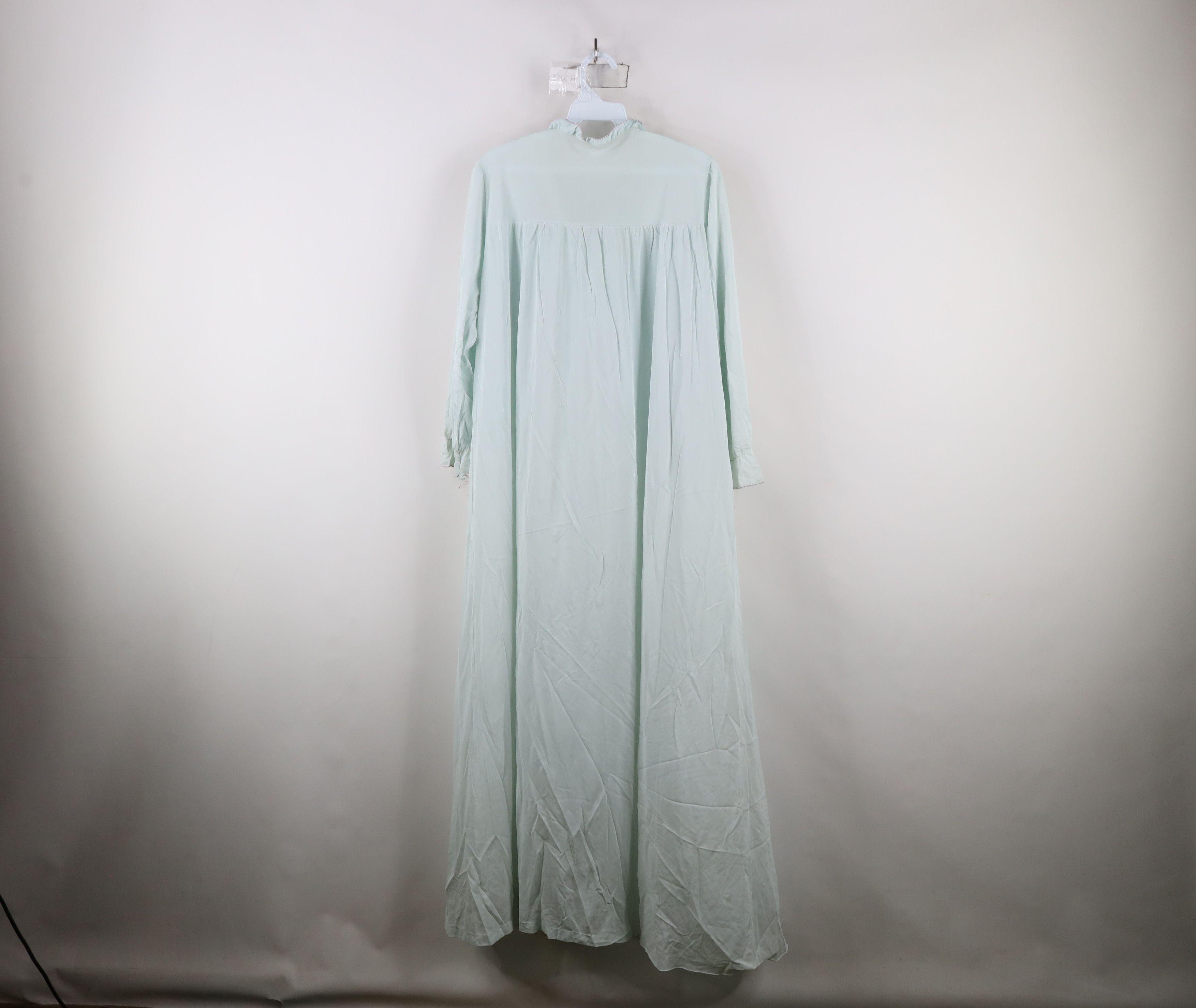Vintage Vintage 70s Streetwear Silky Flower Muu Muu Night Gown Size M / US 6-8 / IT 42-44 - 20 Thumbnail