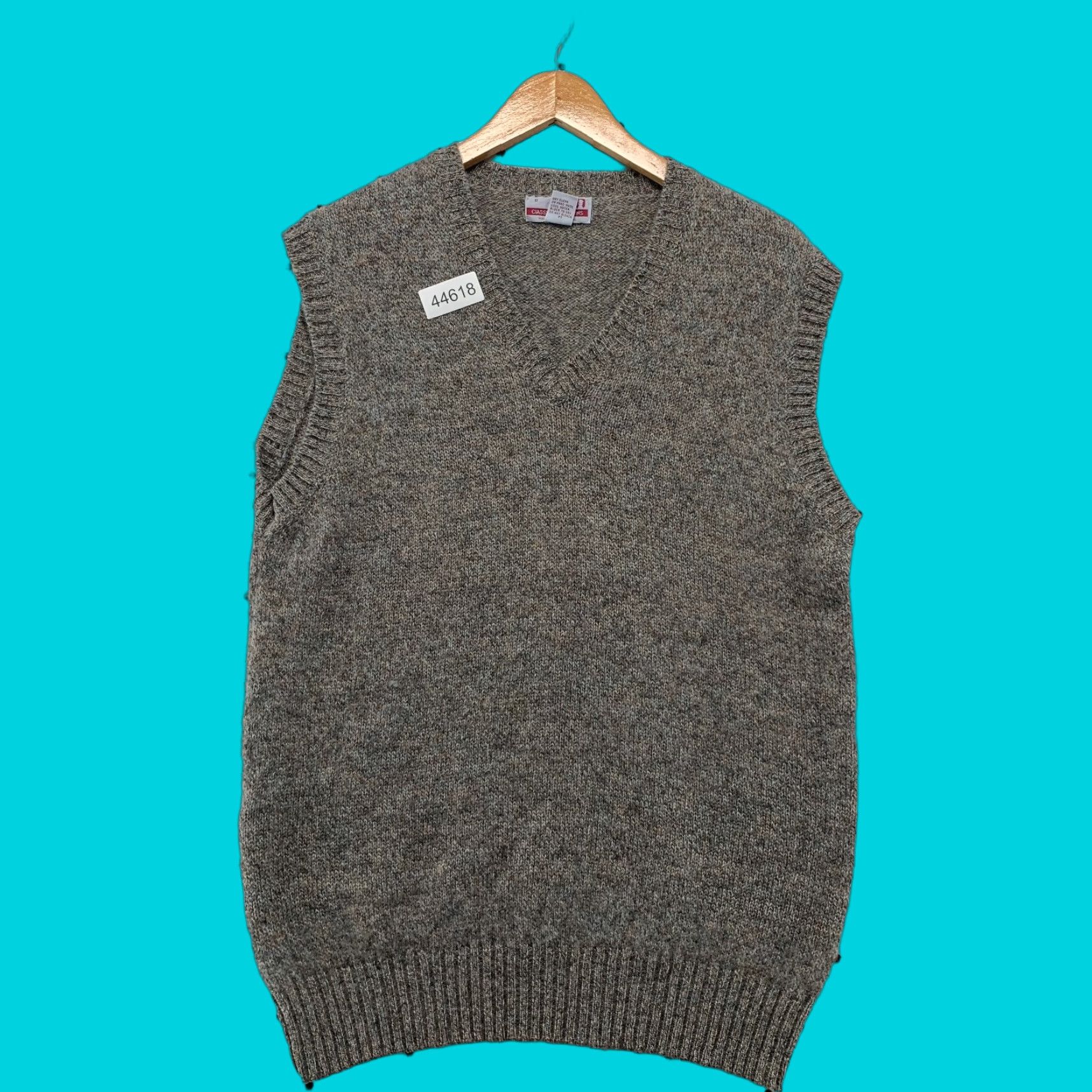 Vintage VINTAGE Classic Directions Sweater Vest Mens M Brown 100% Shetland Knit V-Neck Sleeveless Cardigan Size US M / EU 48-50 / 2 - 1 Thumbnail