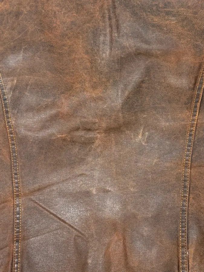 Levi's 1990s Levi’s Biker Waxed Brown Jacket Size US M / EU 48-50 / 2 - 10 Thumbnail