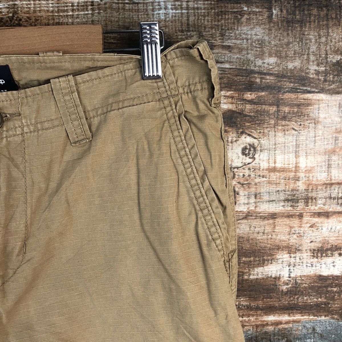 Japanese Brand DL Gap Brown Cargo Utility Multipocket Pants #C699 Size US 31 - 8 Thumbnail