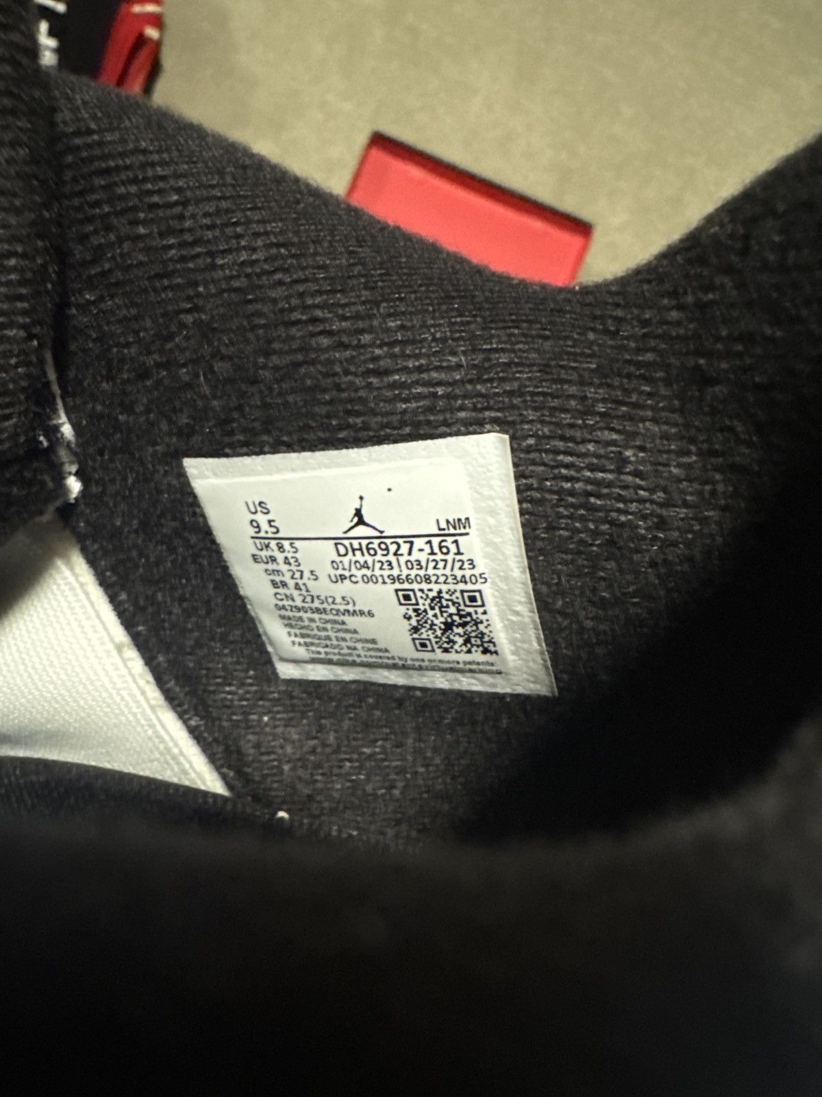 Jordan Brand Jordan Retro 4 “Red Cement” Size US 9.5 / EU 42-43 - 6 Thumbnail