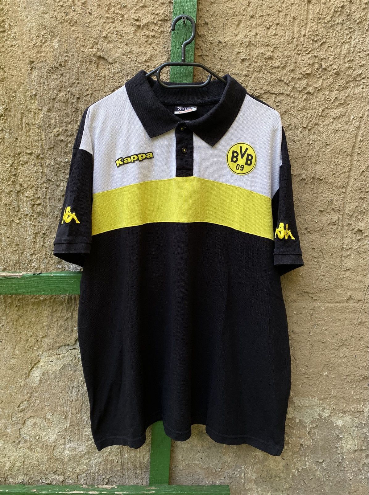 Kappa Borussia Dortmund Kappa Polo Shirt Jersey PSG Milan Real Size US XXL / EU 58 / 5 - 1 Thumbnail