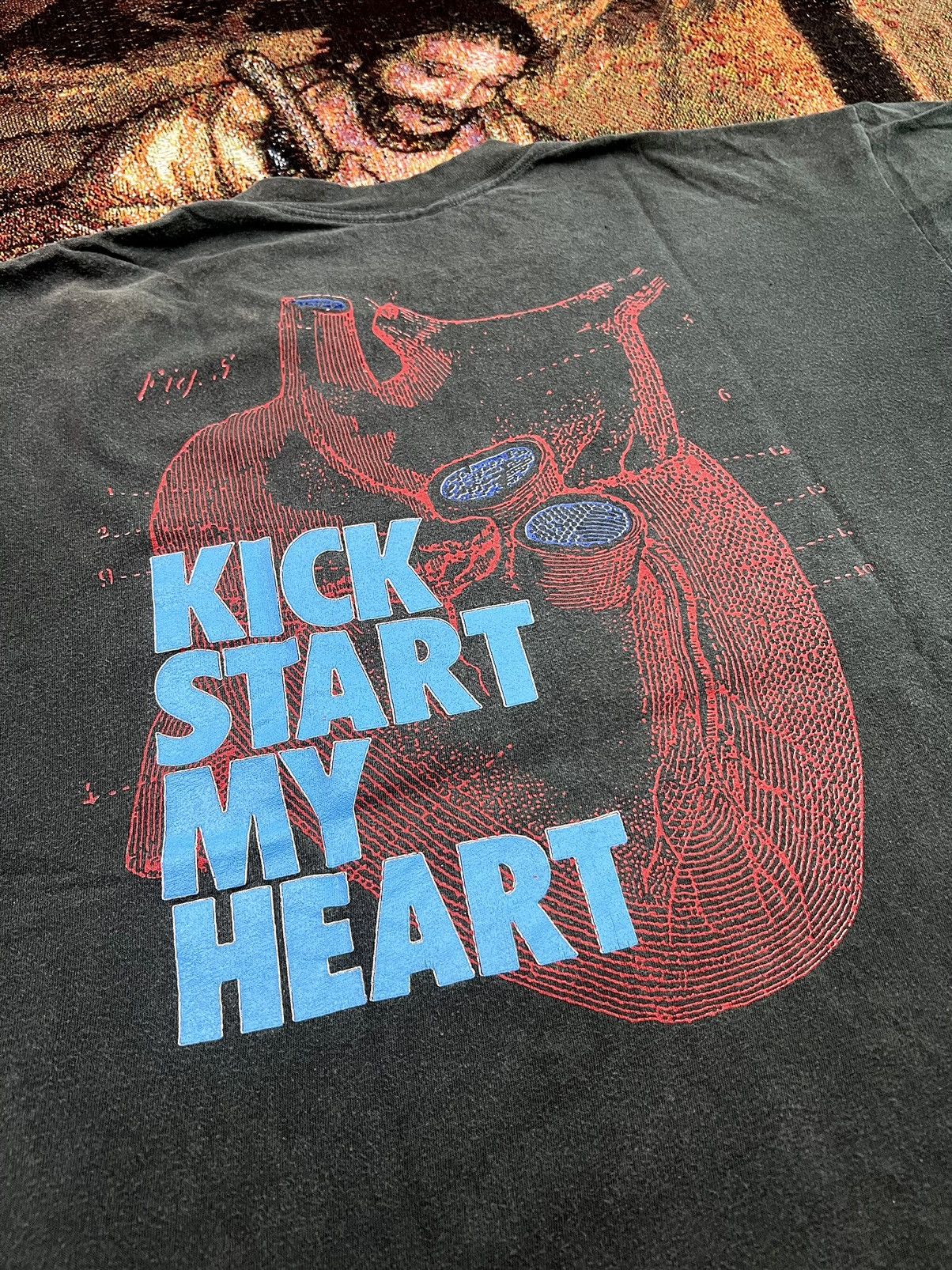 Band Tees Motley Crue "Kick Start My Heart" Band Tee Size US XL / EU 56 / 4 - 2 Thumbnail