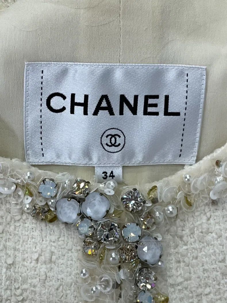 Chanel Chanel Equestrian series white stud beads 6-pocket vest Size XXS / US 00 / IT 34 - 4 Thumbnail