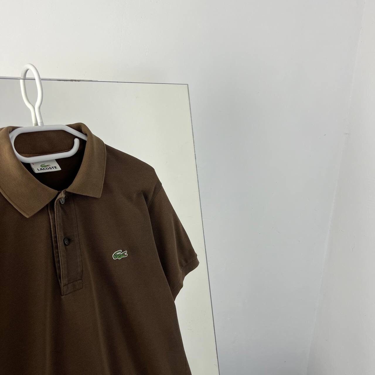 Lacoste Lacoste Polo Vintage Brown Mini Crocodile Logo Size US S / EU 44-46 / 1 - 2 Thumbnail