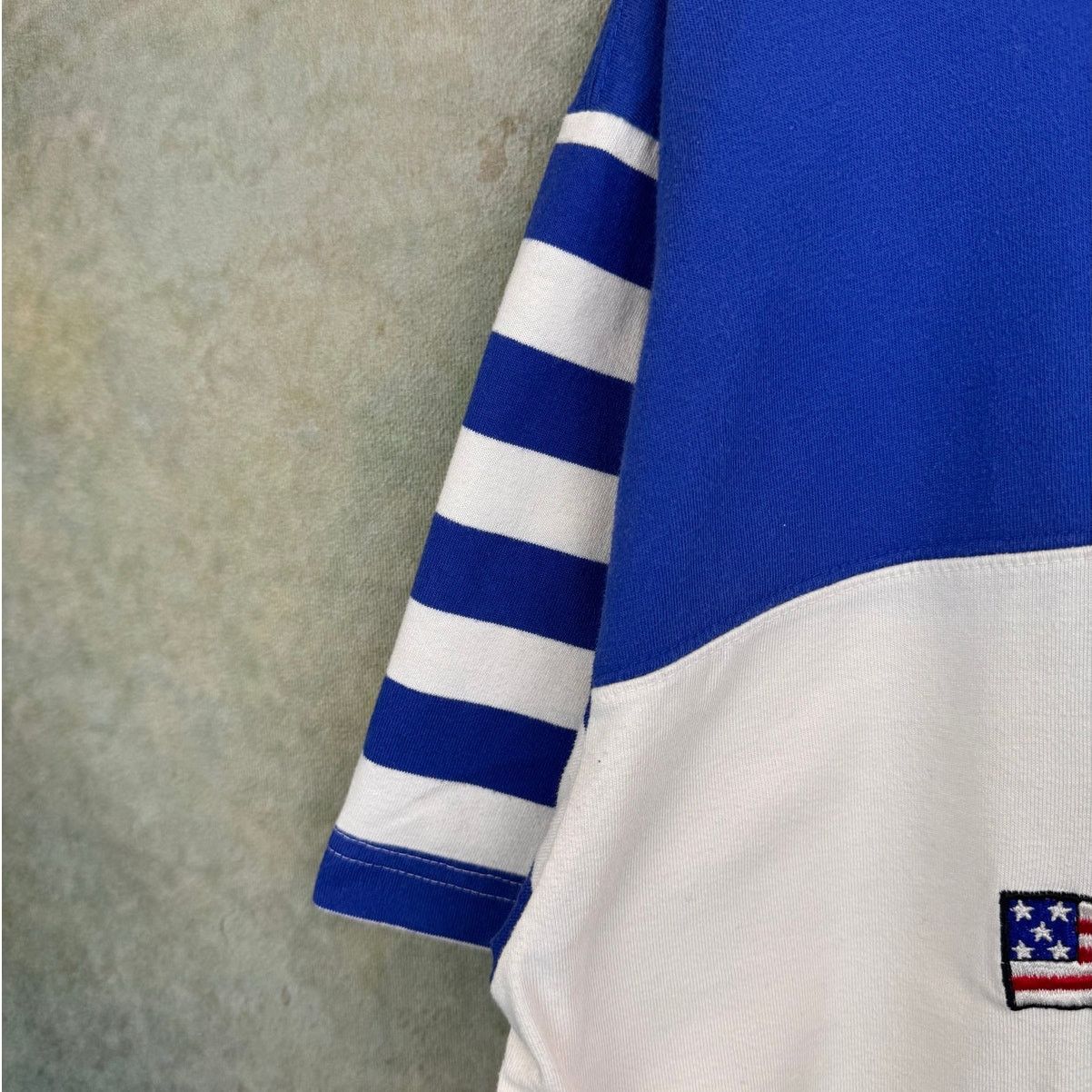 Vintage VTG 90s Venezia Sport World Flag T Shirt Sz XL Striped Size US XL / EU 56 / 4 - 6 Thumbnail