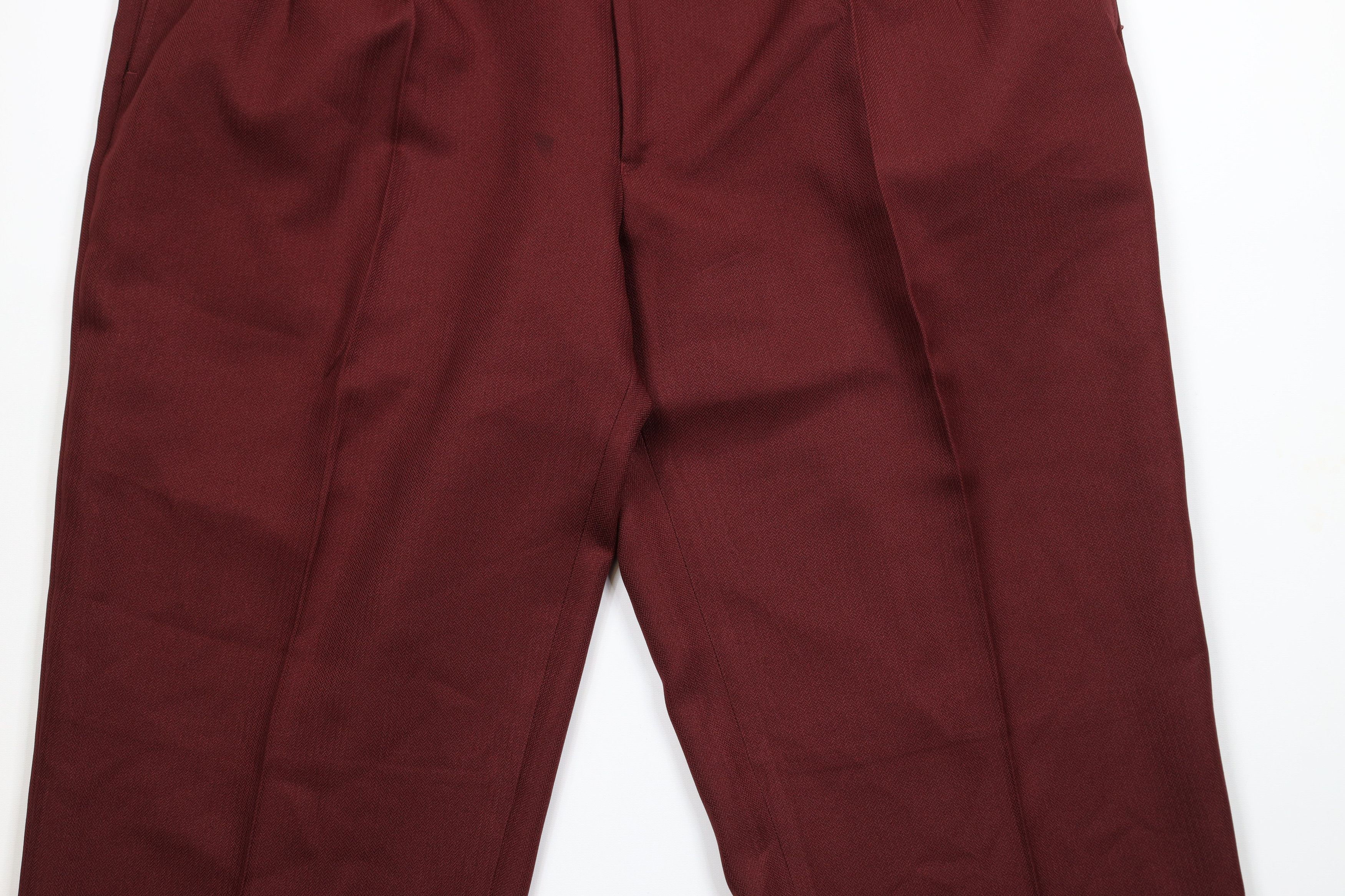 Vintage Vintage 90s Streetwear Knit Wide Leg Chino Pants Red Size US 44 / EU 60 - 3 Thumbnail