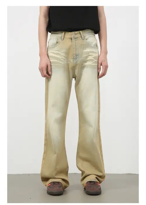 Japanese Brand × Jean American high street washed distressed bootcut jeans Size US 32 / EU 48 - 1 Thumbnail