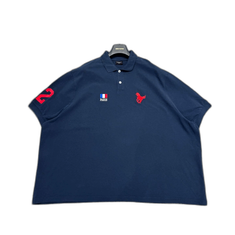 トップス BALENCIAGA POLO PARIS HORSE POLO SHIRT Balenciaga 'Polo Horse' Polo Shirt – Showroom LA