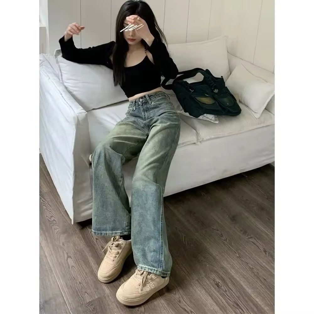 Designer × Vintage Deeptown Y2k Baggy Wide Leg Jeans Women Size 25" / US 0 / IT 36 - 5 Thumbnail