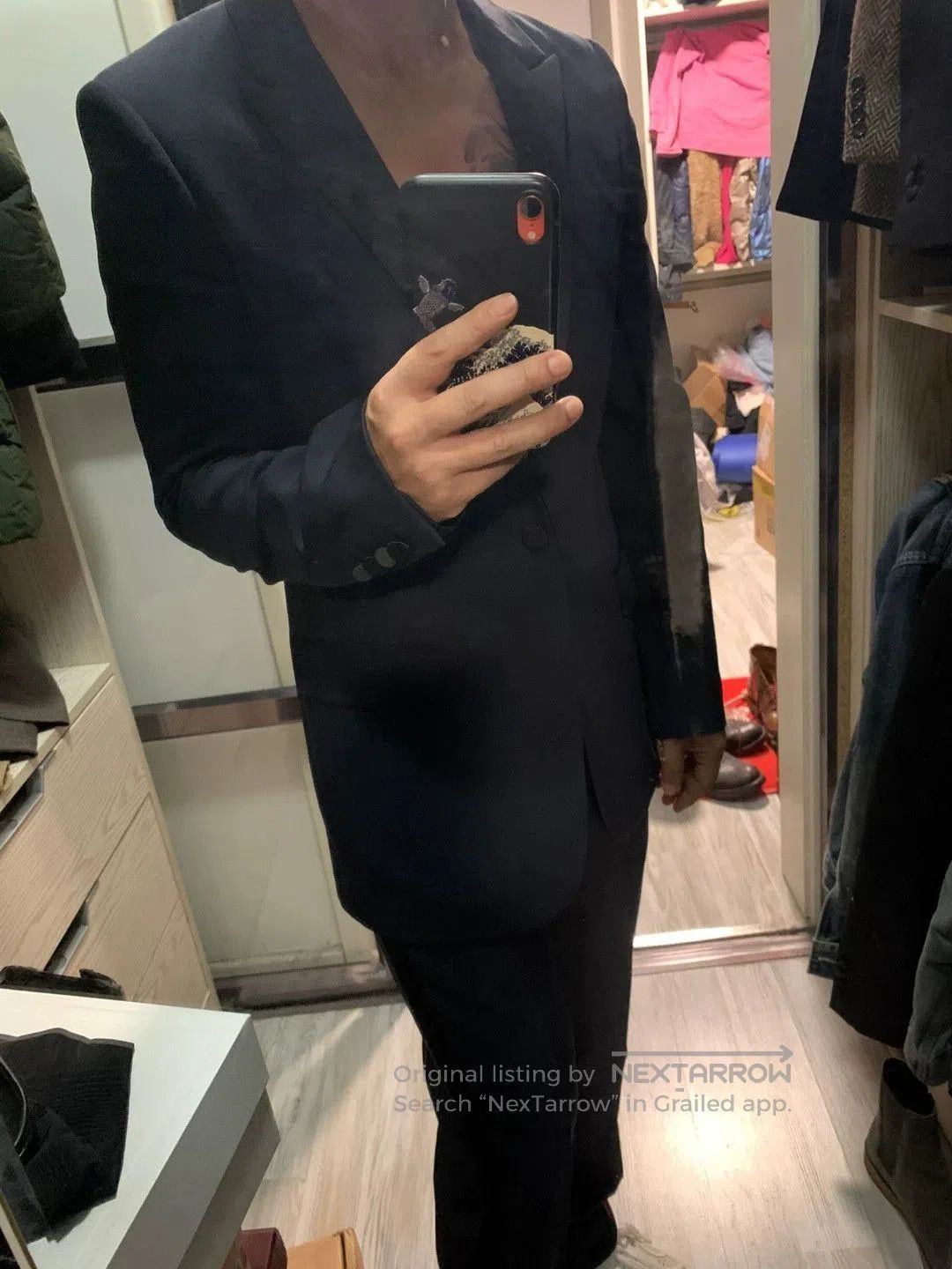 Saint Laurent Paris Blue Formal Blazer with Lapel Collar. Size US M / EU 48-50 / 2 - 6 Thumbnail