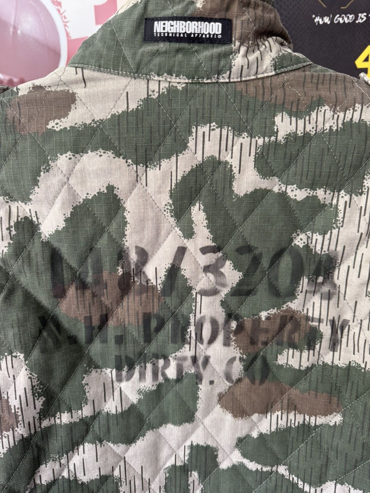 Japanese Brand × Neighborhood NEIGHBORHOOD RAIN CAMO QUILTED M65 JACKET Size US L / EU 52-54 / 3 - 5 Thumbnail