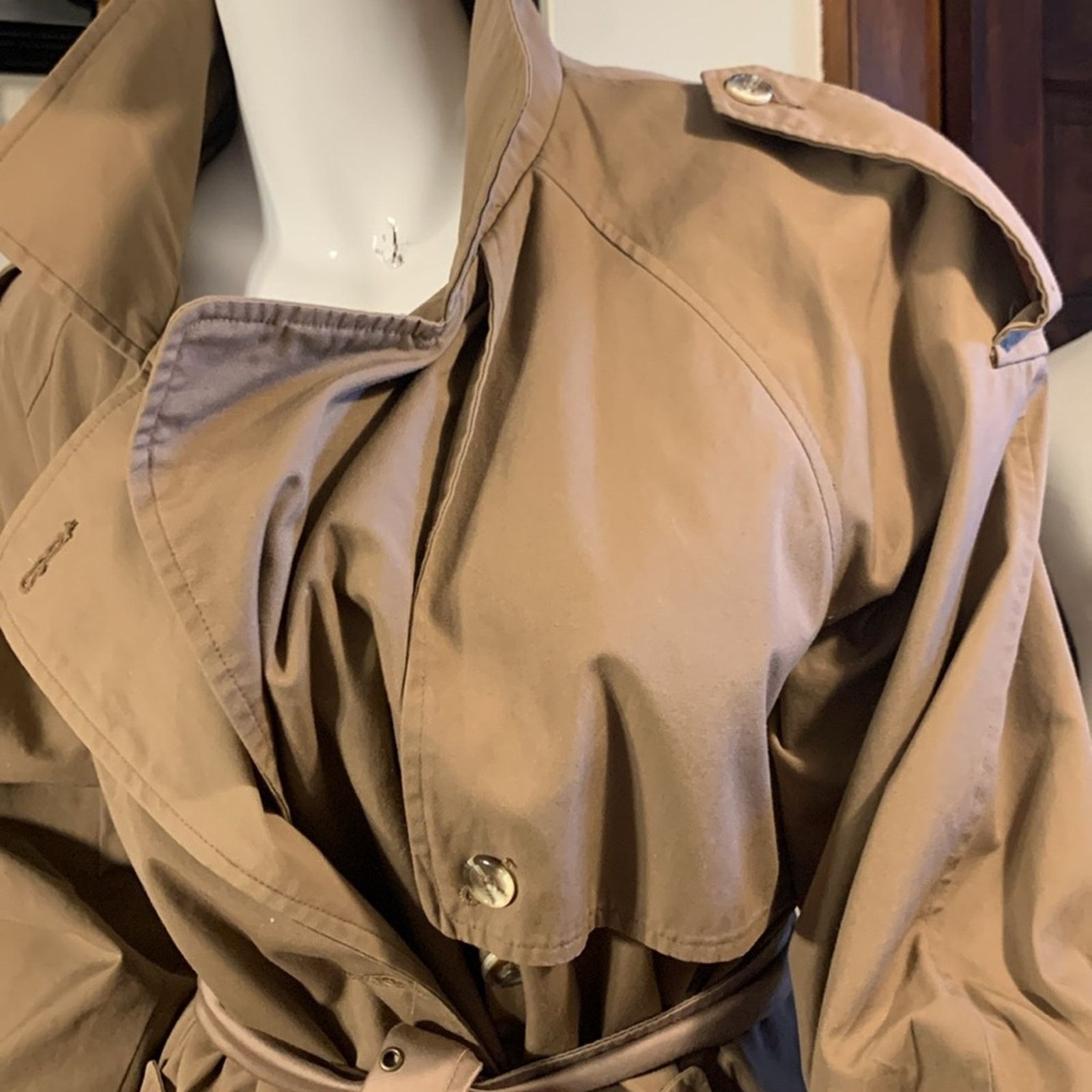 Vintage 70’s vintage Avon trench coat,made in British Hong Kong Size XL / US 12-14 / IT 48-50 - 3 Thumbnail