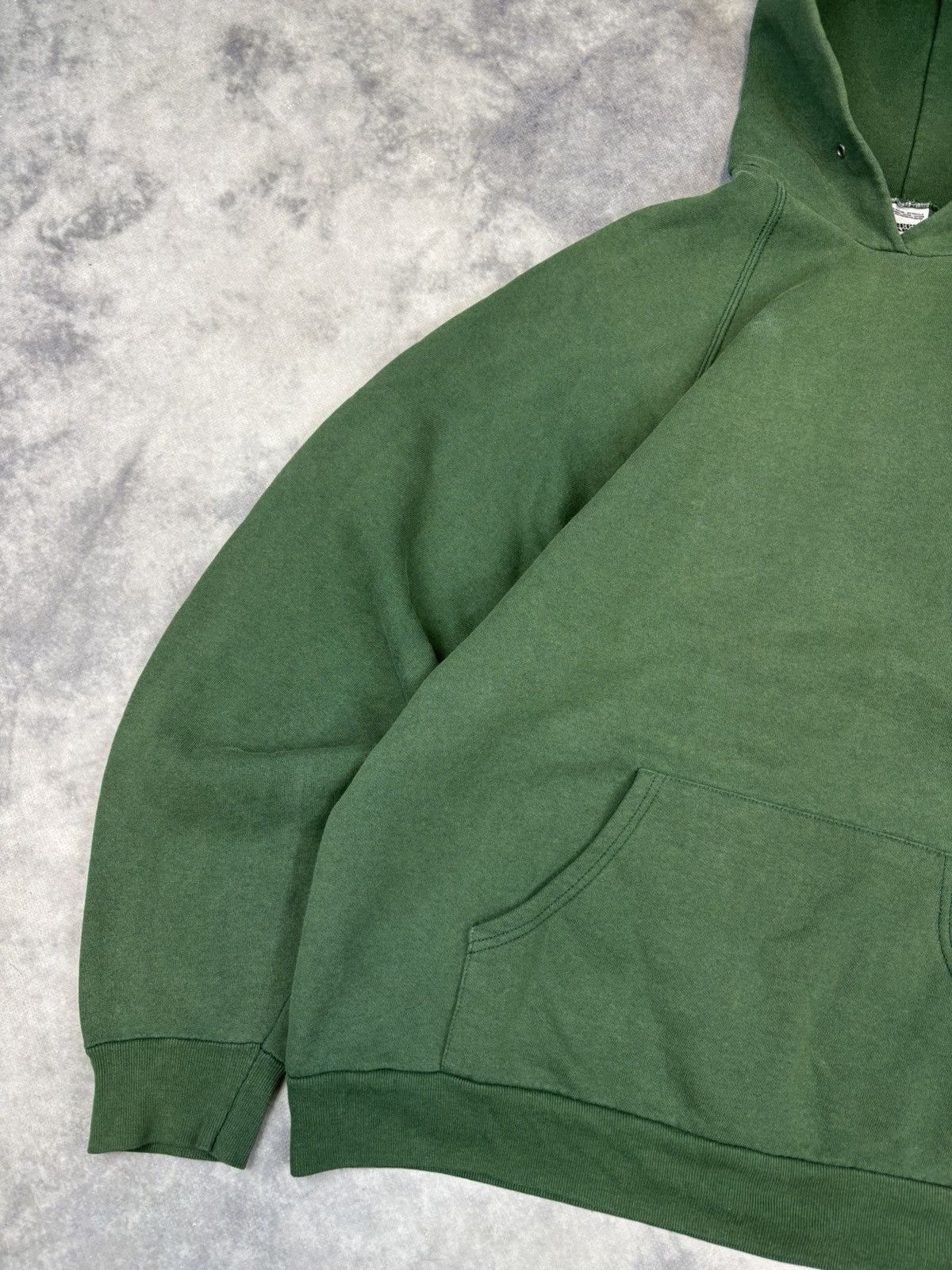 Kanye West Vintage 90s basic boxy blank hoodie Bootle green Kanye west Size US XL / EU 56 / 4 - 2 Thumbnail