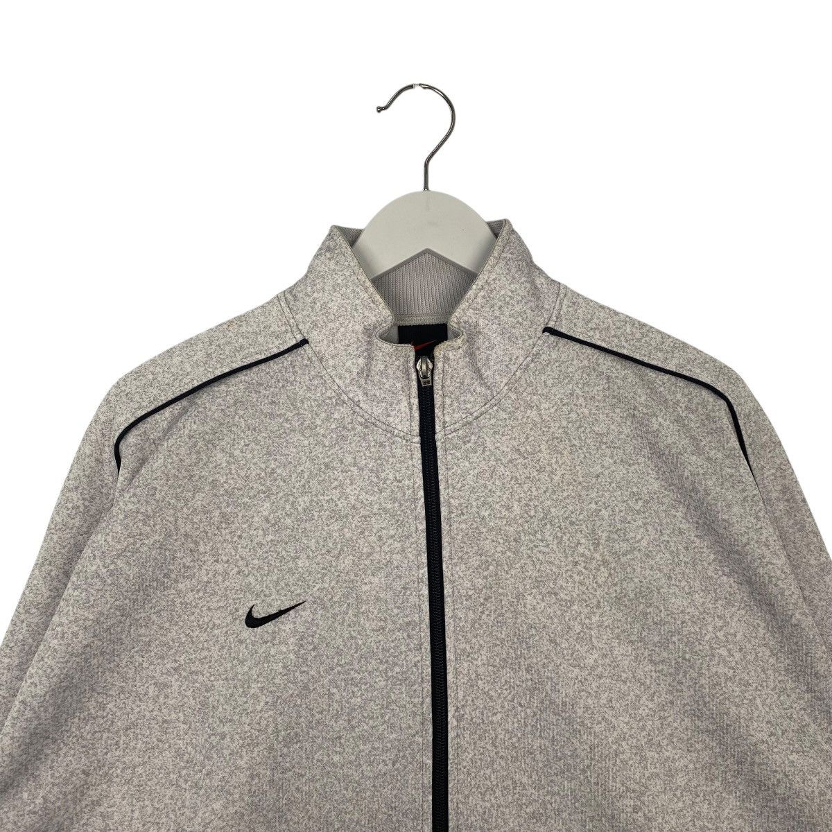 Vintage Vintage Nike Full Zip Sweater Small Logo Printed Gray Size L Size US L / EU 52-54 / 3 - 4 Thumbnail
