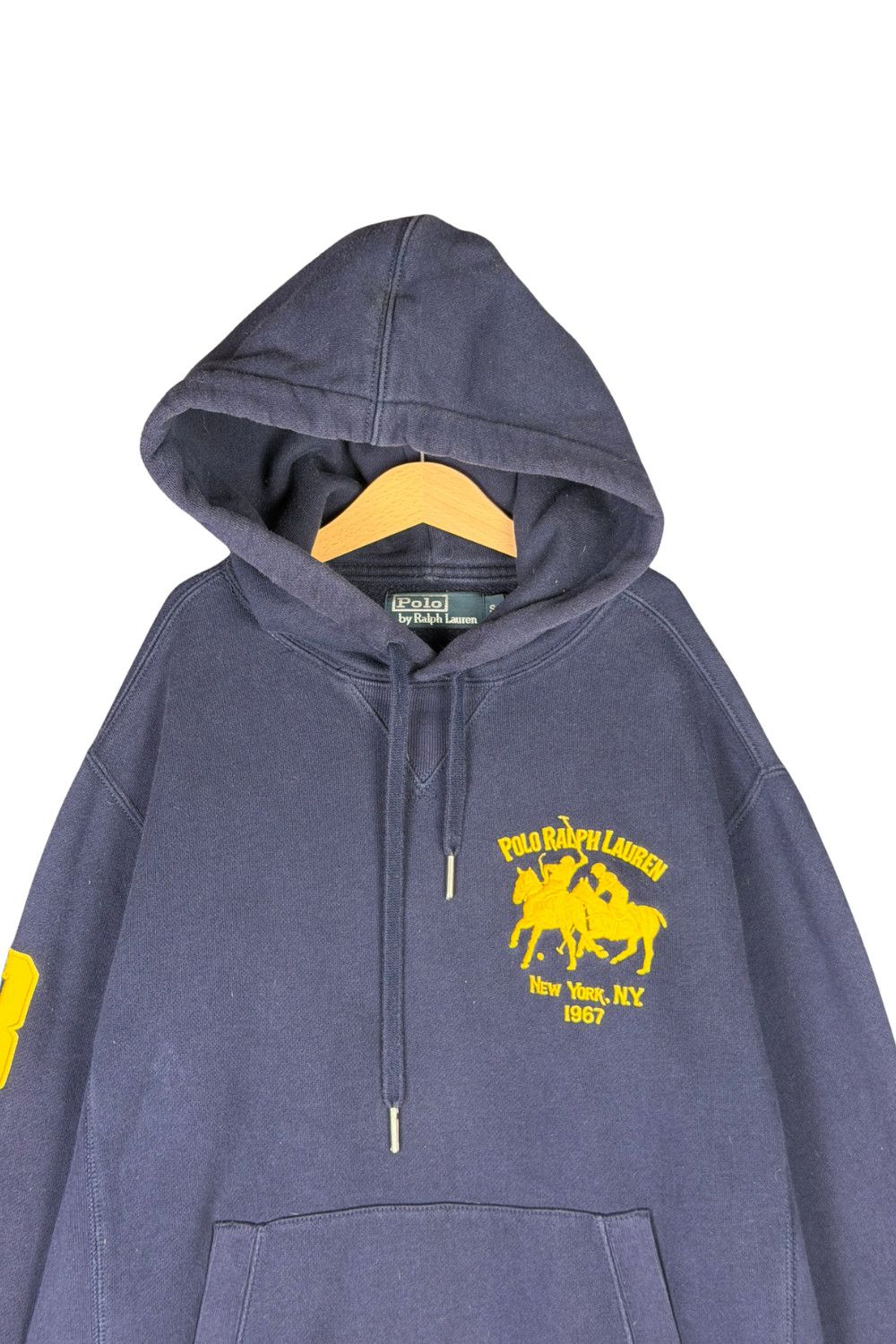 Polo Ralph Lauren Polo RL Embroidered Polo Sport Hoodie Navy Yellow Size S Size US S / EU 44-46 / 1 - 3 Thumbnail