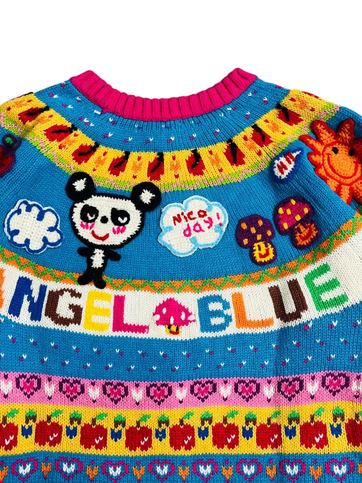 Angel Blue Archive Angel Blue - Chunky Knitted Mascots Sweater Size S / US 4 / IT 40 - 6 Thumbnail