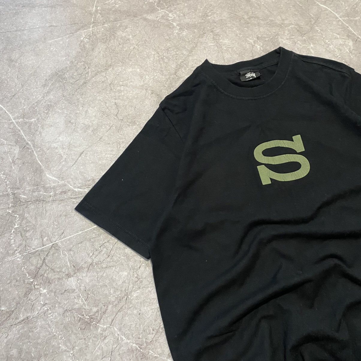 Stussy × Vintage VINTAGE STUSSY CENTER LOGO TEE STREETWEAR Size US M / EU 48-50 / 2 - 2 Thumbnail