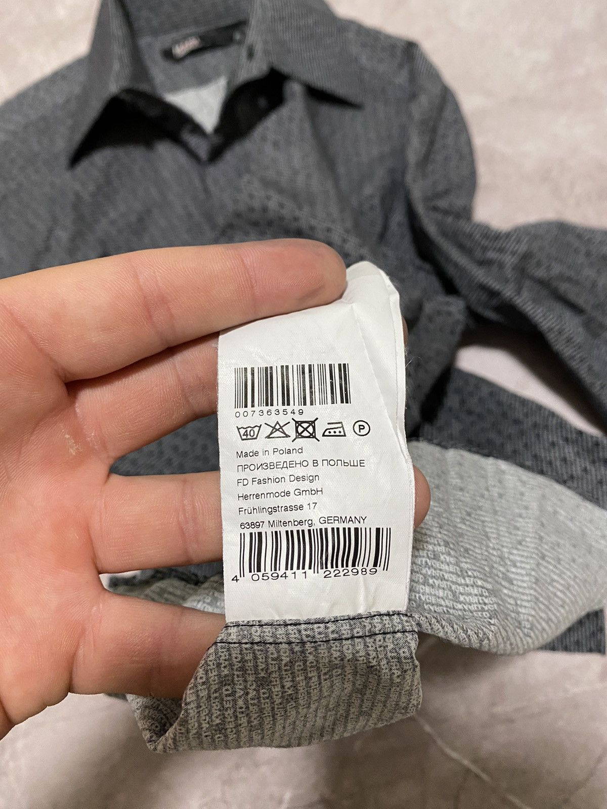 Karl Lagerfeld Karl Lagerfeld Multi Logo All Over Print Shirt Button Up Size US XL / EU 56 / 4 - 11 Thumbnail