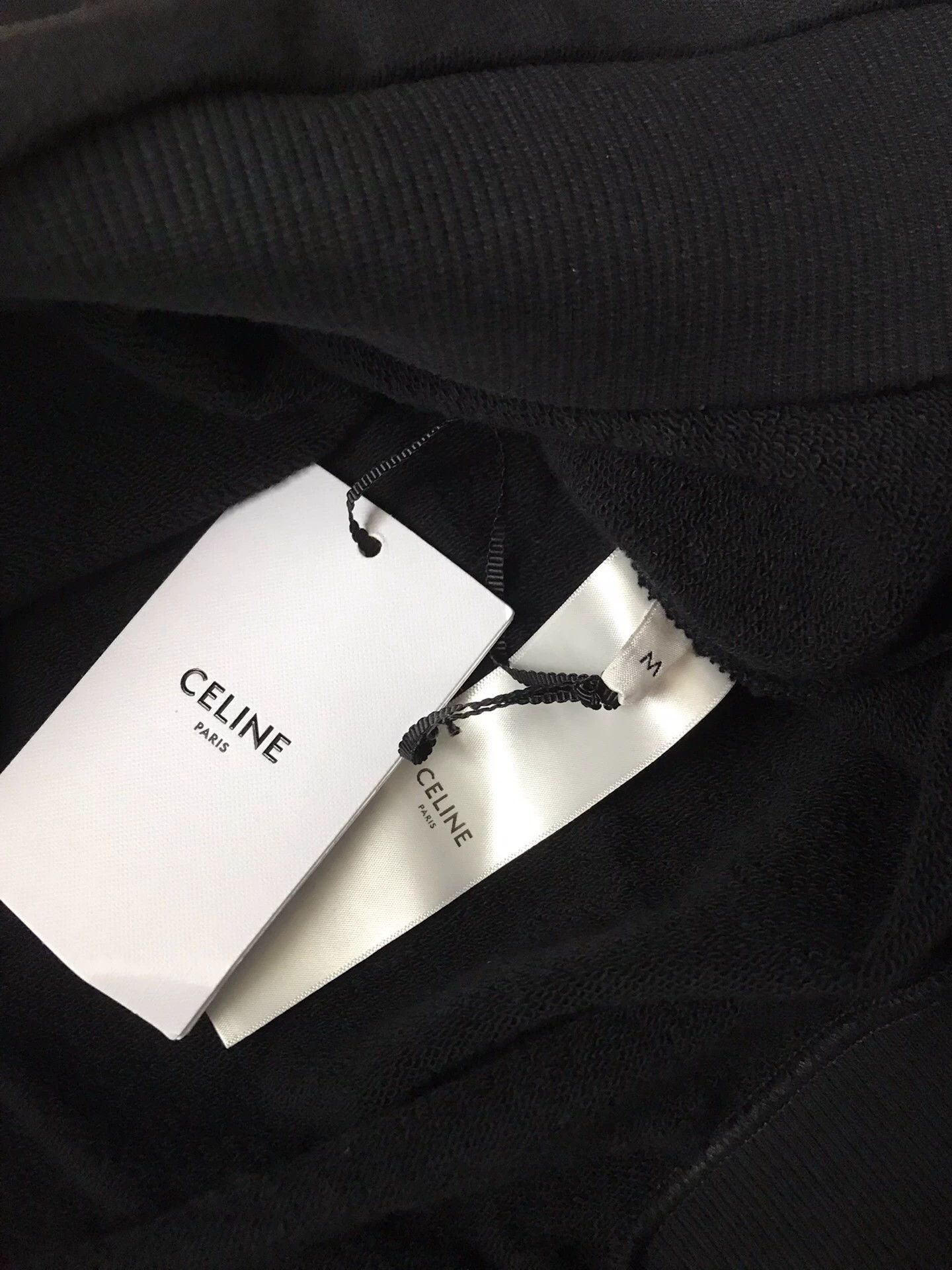 Celine Celine M black yellow colorblock logo unisex sweatshirt Size US M / EU 48-50 / 2 - 6 Thumbnail