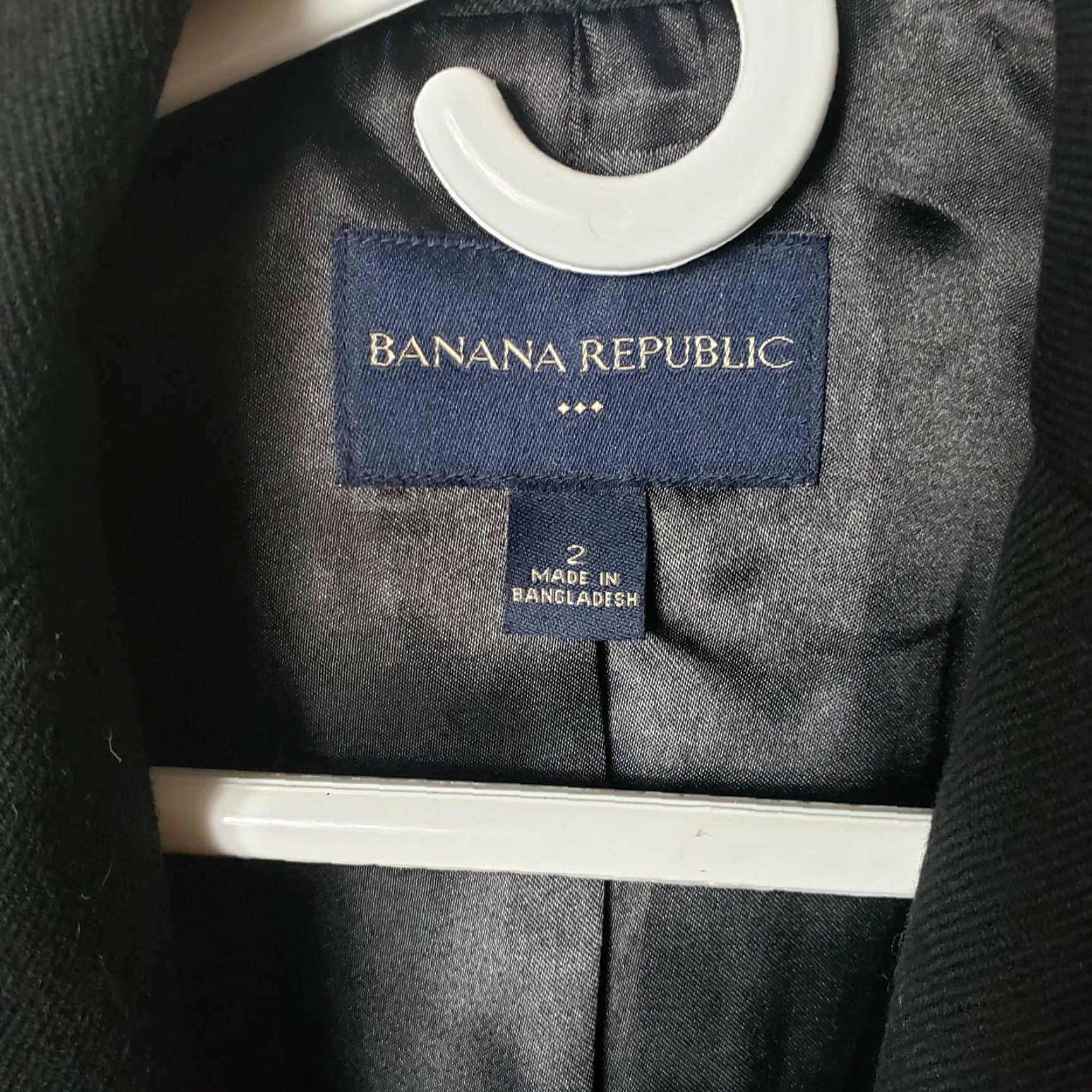 Banana Republic Banana Republic Factory Schoolboy Piped Wool Blend Blazer Size 2 Size XS / US 0-2 / IT 36-38 - 3 Thumbnail