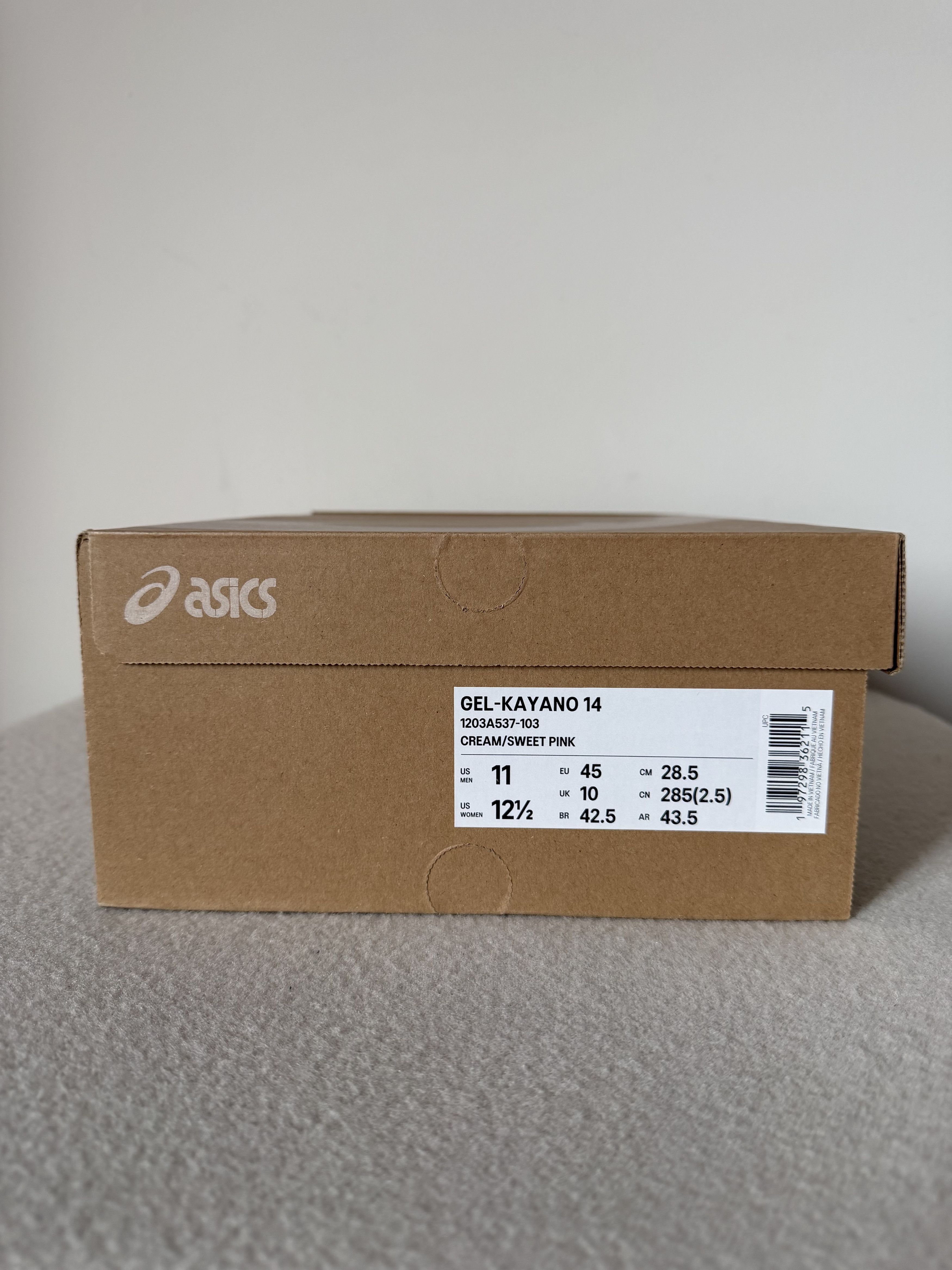 Asics Asics Gel Kayano 14 in Cream Sweet Pink Size US 11 / EU 44 - 7 Thumbnail