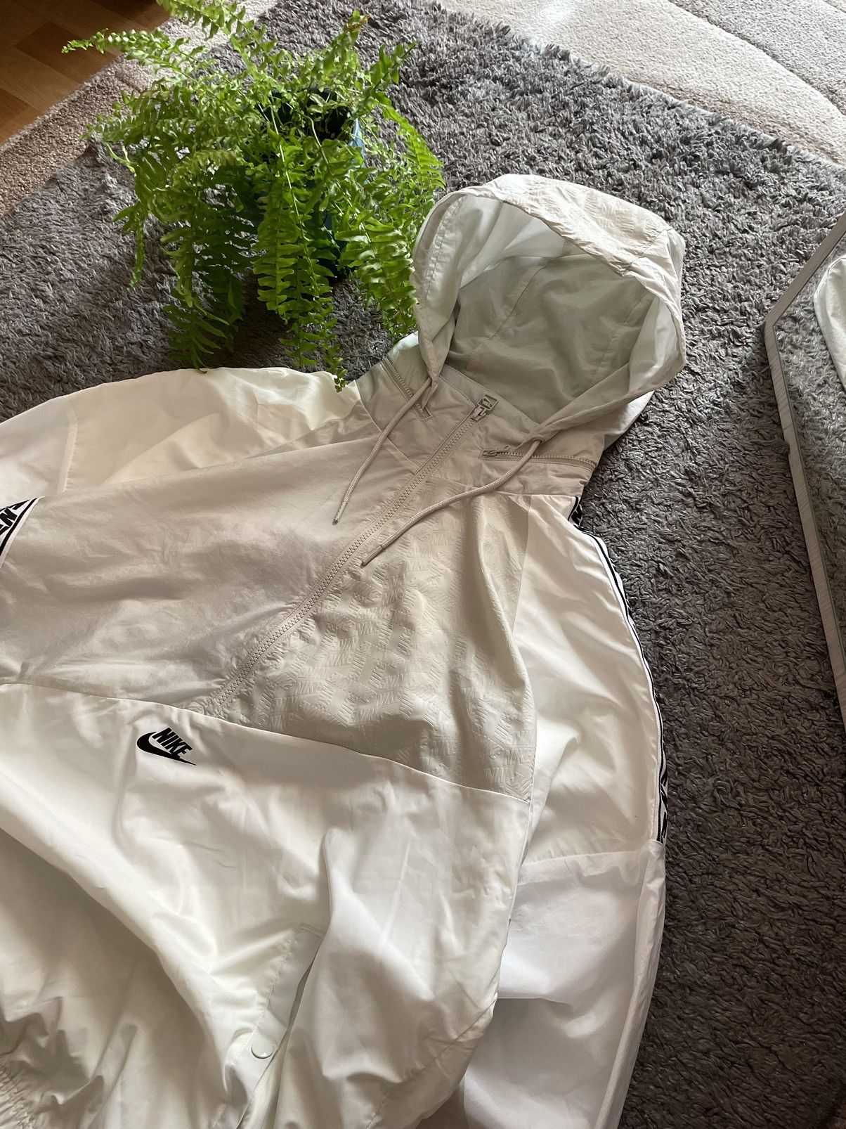 Nike × Vintage Nike Anorak Light Jacket Streetwear Oversize Big Logo Rare Size US L / EU 52-54 / 3 - 15 Thumbnail