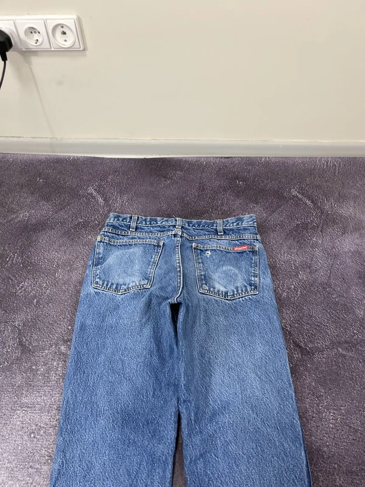 Dickies × Vintage Vintage 90s Dickies USA Faded Blue Denim Hype Jeans Size US 32 / EU 48 - 4 Thumbnail