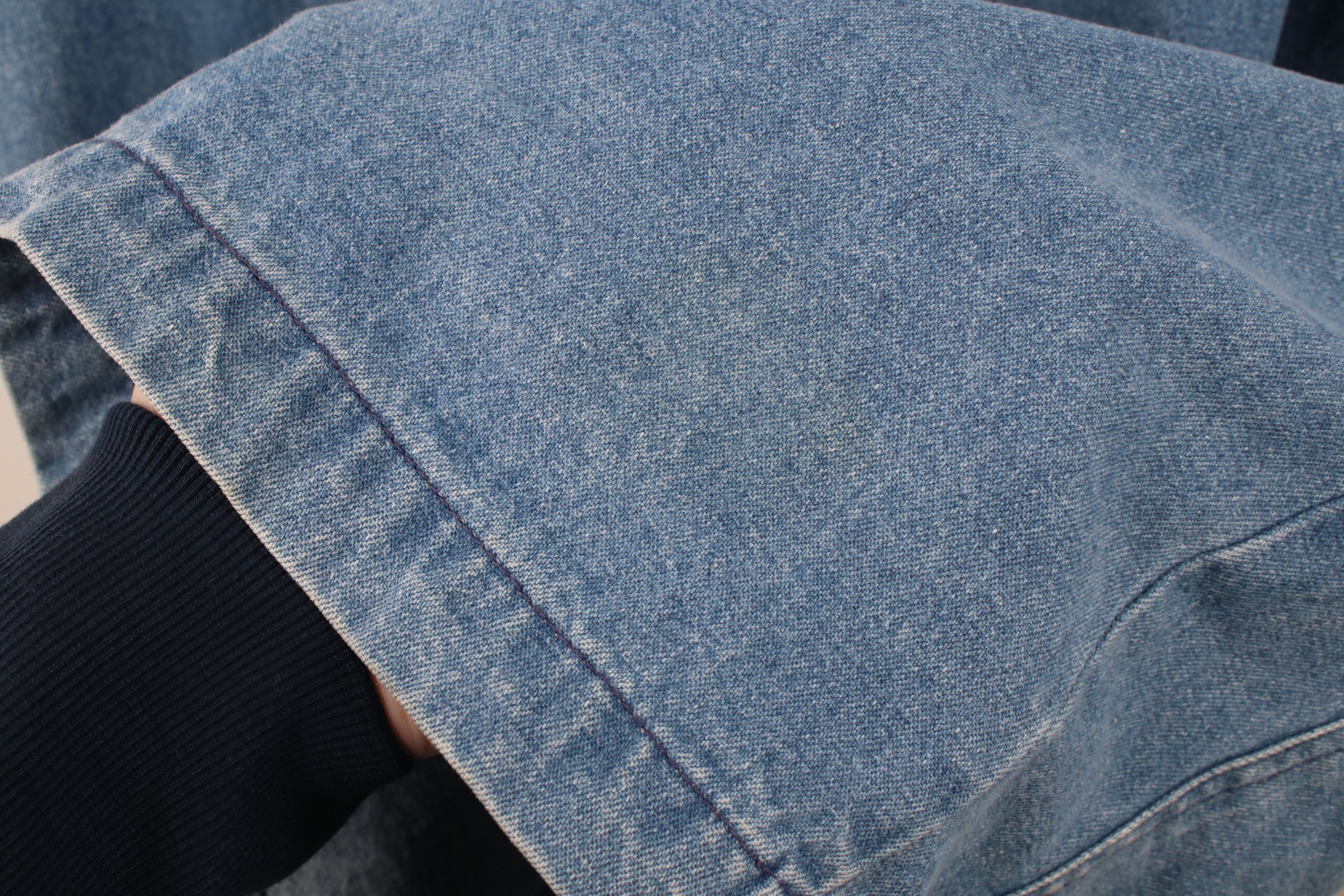 Vintage Vintage 90s Streetwear Distressed Denim Jean Chore Jacket Size M / US 6-8 / IT 42-44 - 13 Thumbnail