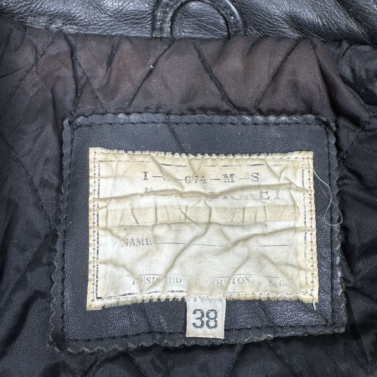 Japanese Brand ☀️HOUSTON DOUBLE COLLAR BIKERS LEATHER JACKET Size US M / EU 48-50 / 2 - 10 Thumbnail