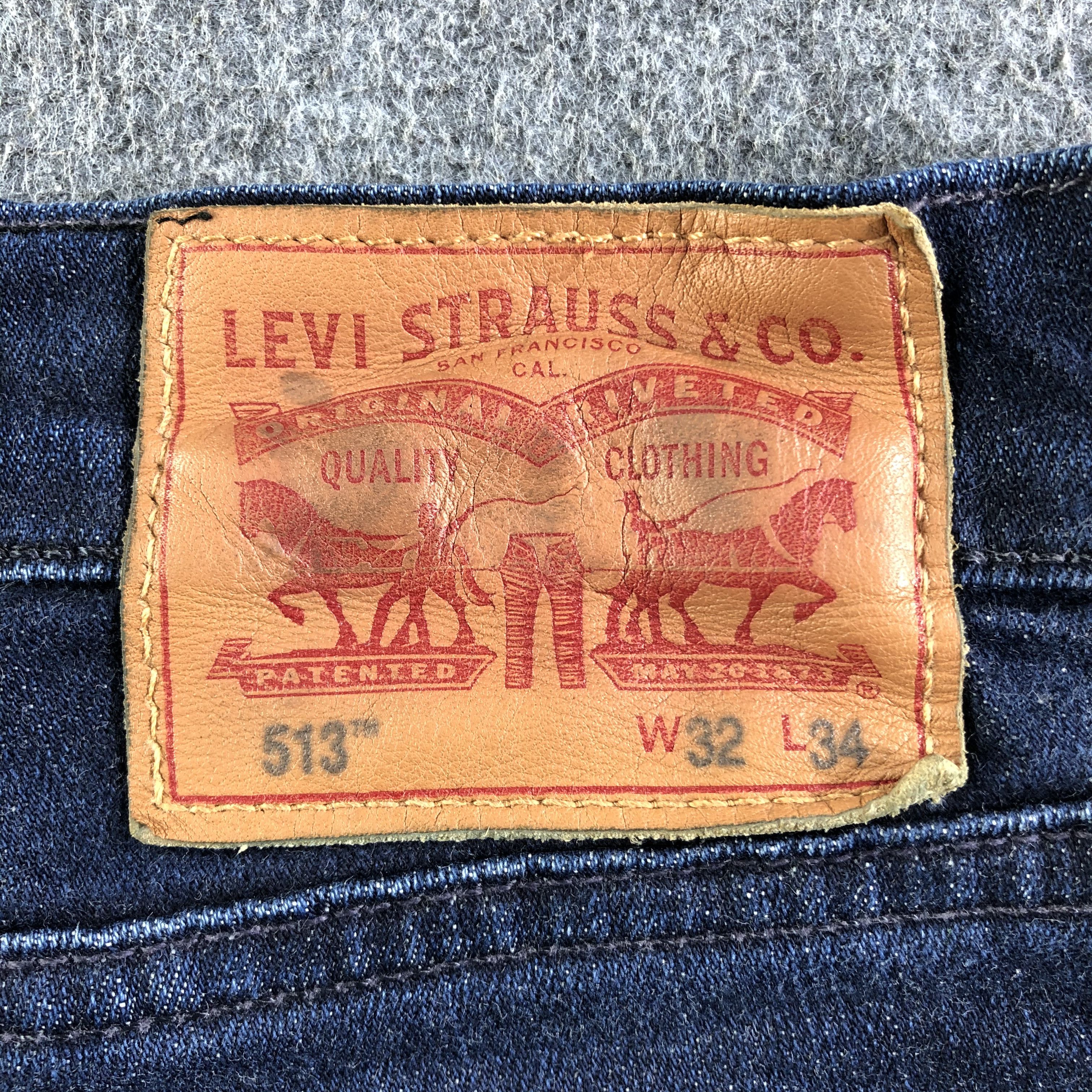 Levi's Vintage Blue Wash Levis 513 Jeans-J4196 Size US 32 / EU 48 - 5 Thumbnail