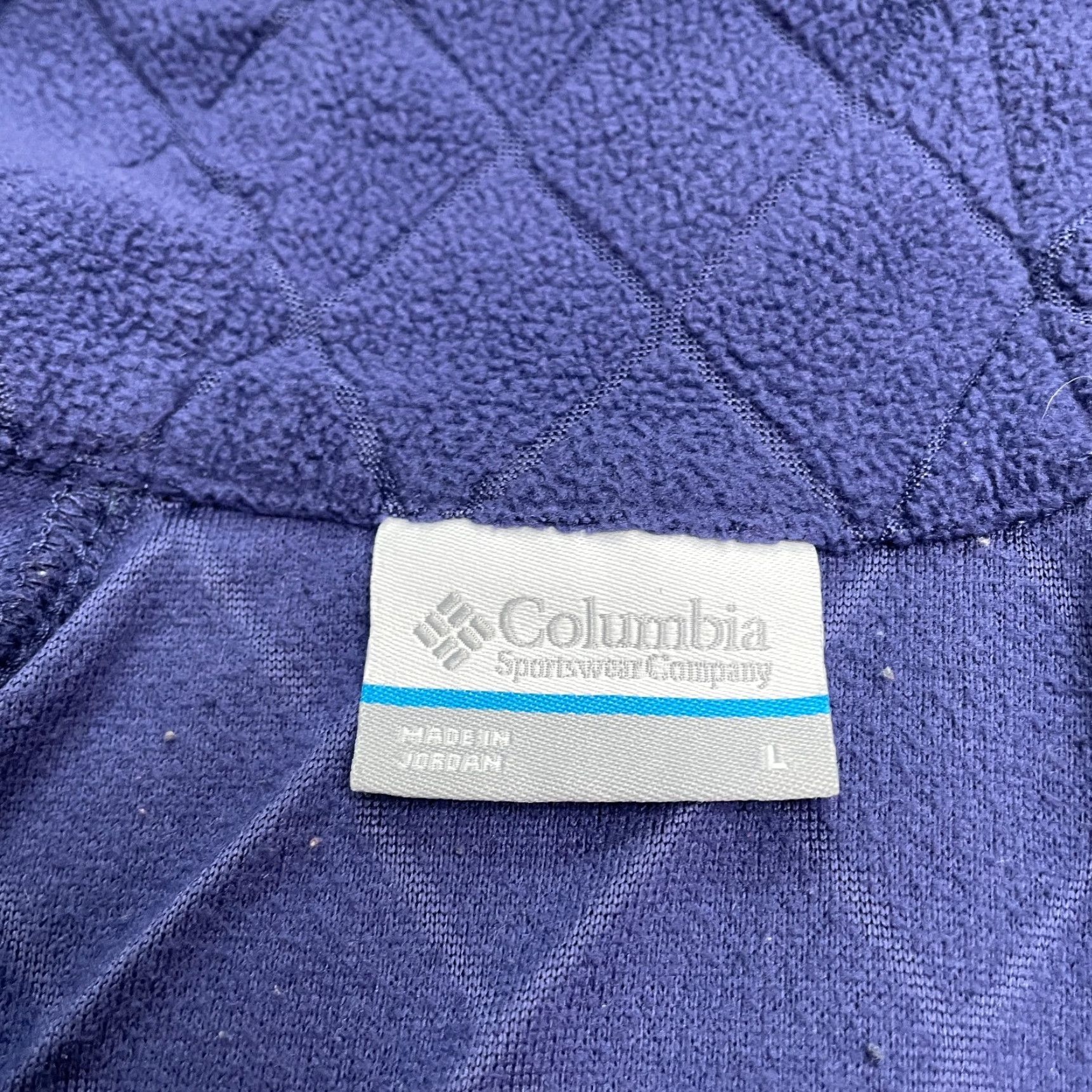 Vintage Columbia Jacket Womens L Blue 1/4 Zip Fleece Glacial III Outdoor Size L / US 10 / IT 46 - 3 Thumbnail