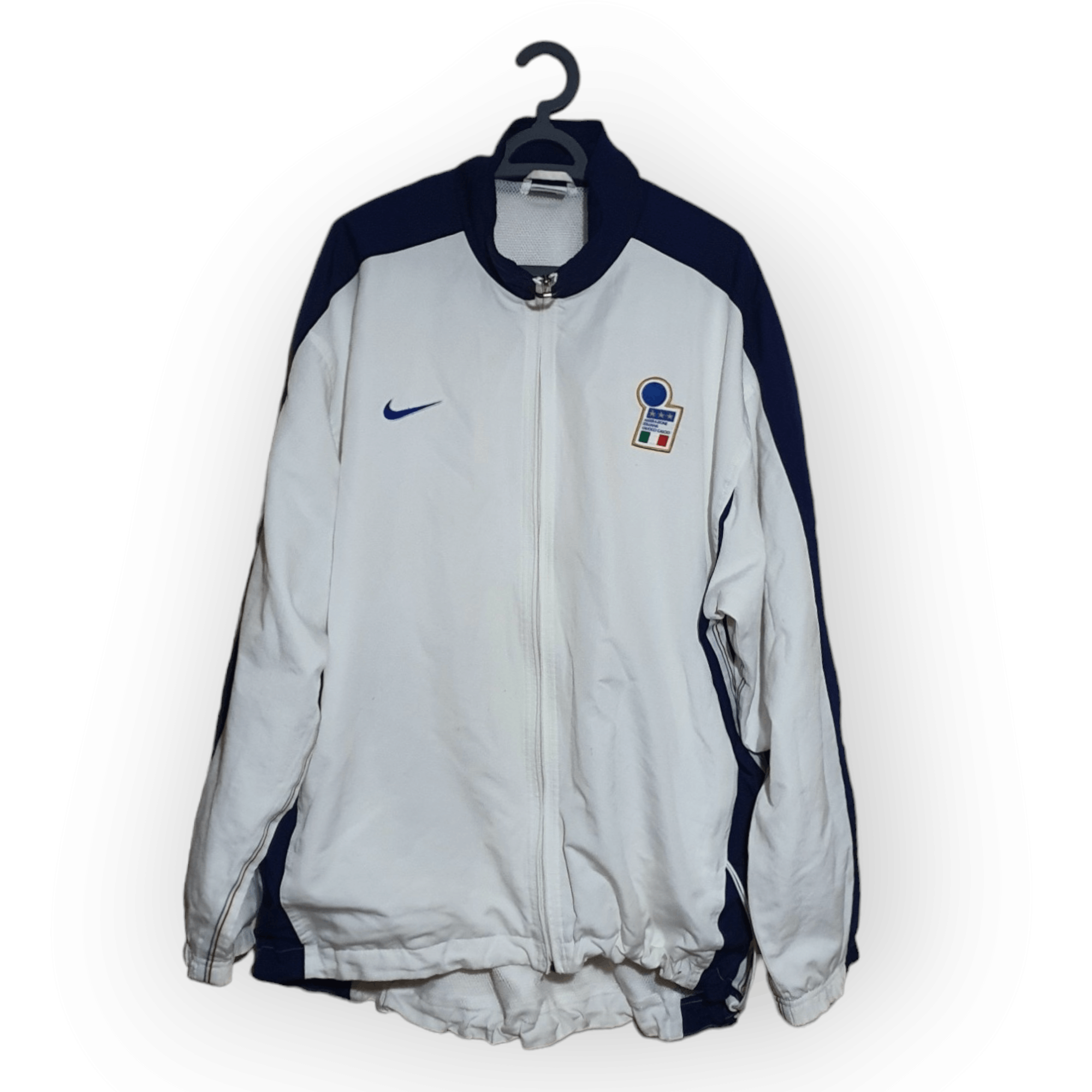 image of Italy 1997-1998 Vintage Nike Tracksuit in White, Men's (Size Large)