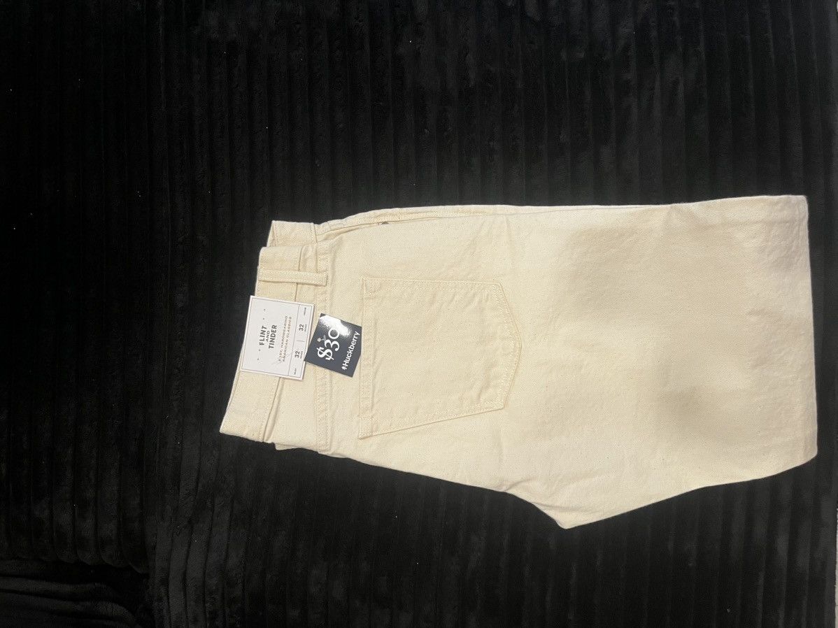 Flint And Tinder Flint & Tinder Straight Fit Jeans Cream 32x32 USA Size US 32 / EU 48 - 4 Thumbnail