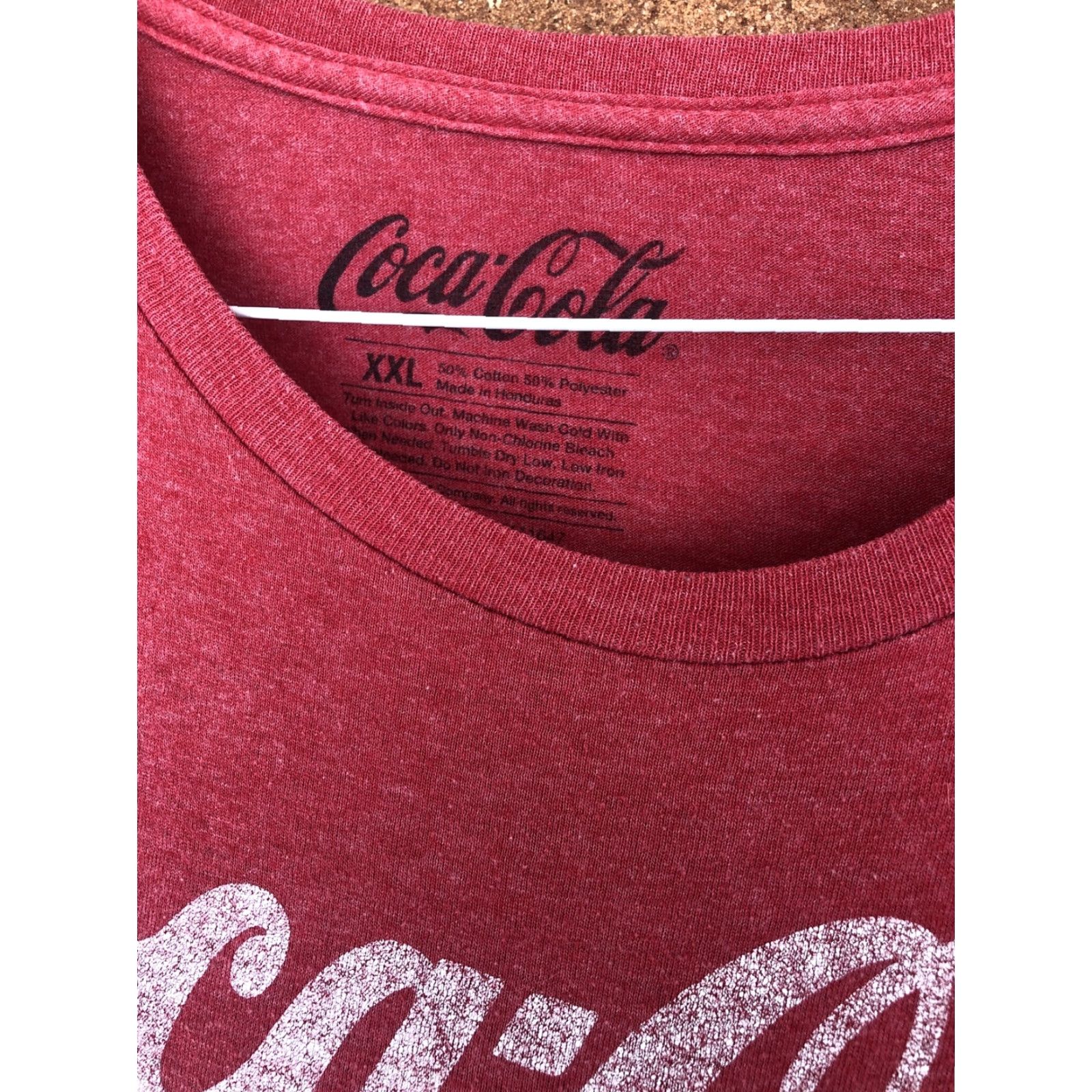 Vintage Coca Cola Coke T-Shirt Mens 2XL Red Short Sleeve Logo Graphic T-Shirt Size US XXL / EU 58 / 5 - 3 Thumbnail
