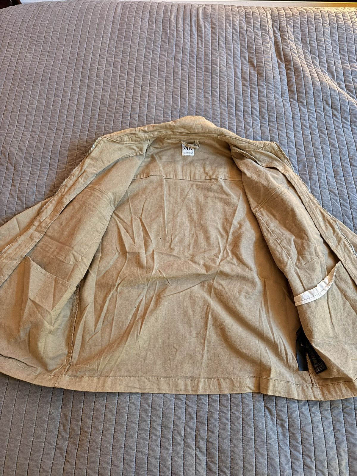 Zara Zara Canvas Utility Jacket Mens XL Outdoor Casual Rustic Size US XL / EU 56 / 4 - 4 Thumbnail