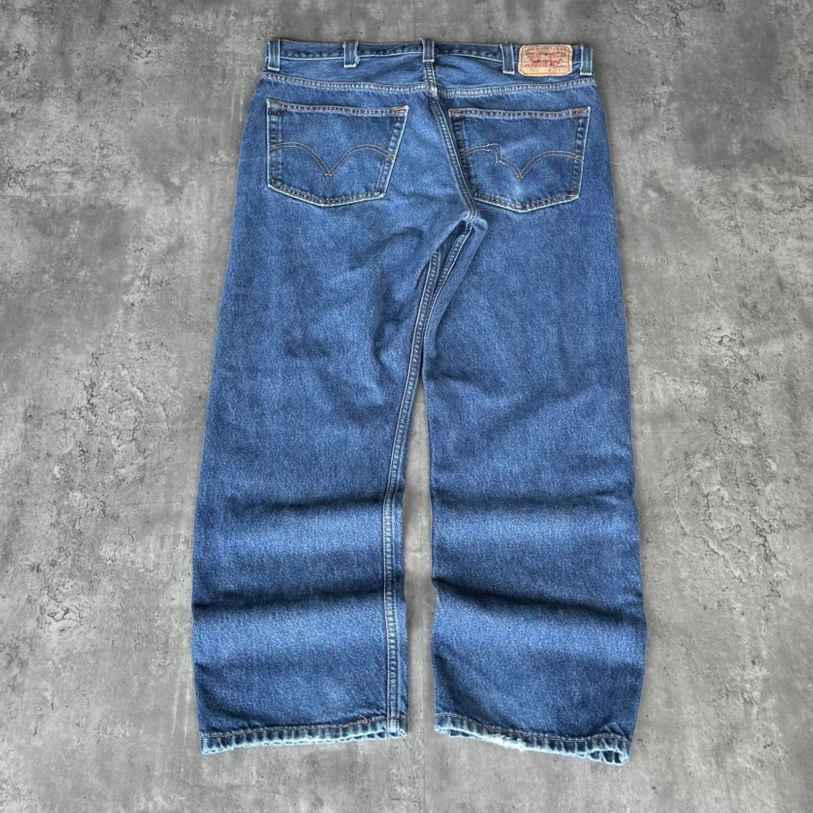 Levi's × Levi's Vintage Clothing × Vintage Vintage Y2K Levi’s 505 Grunge Opium Baggy Blue Denim Jeans Size US 37 - 1 Thumbnail