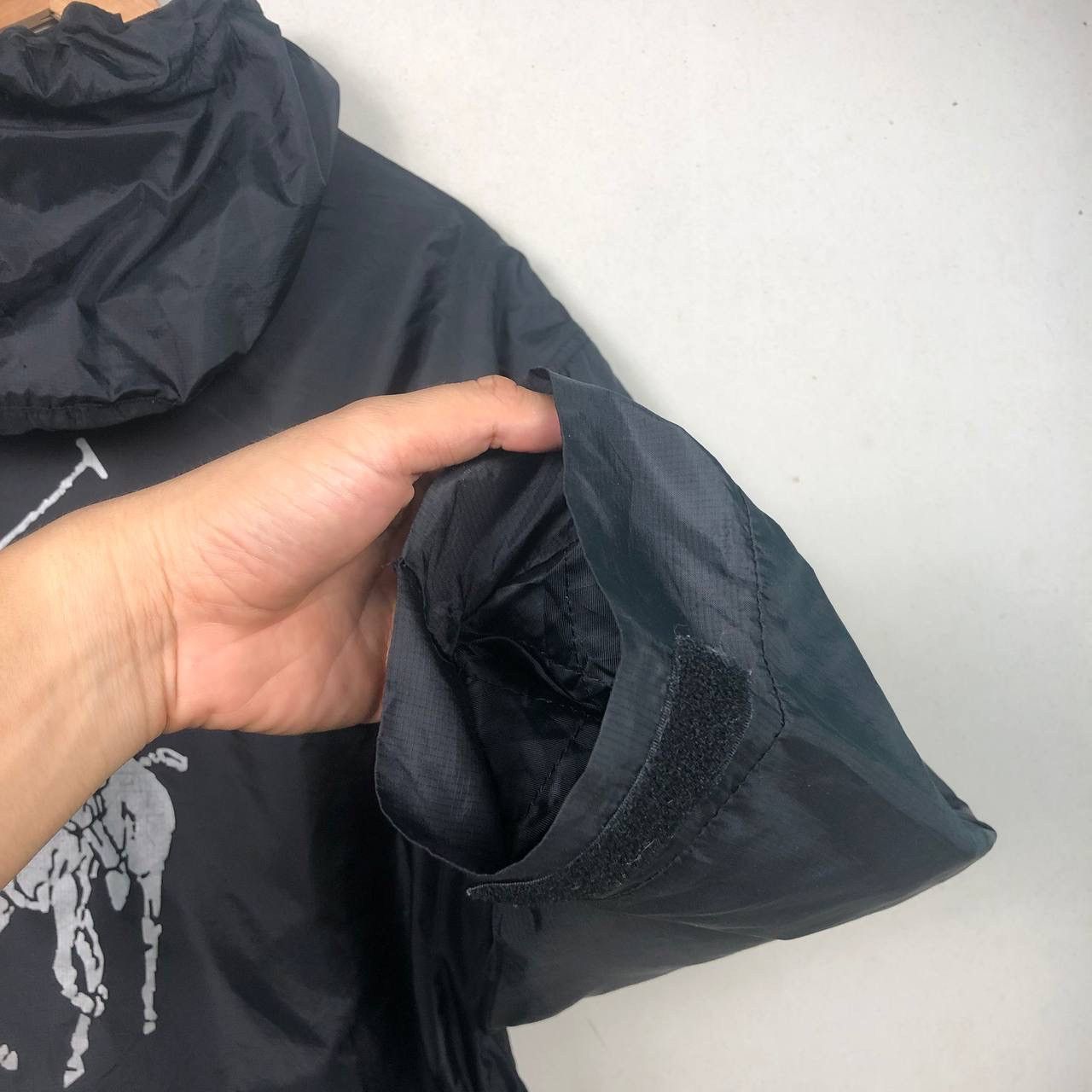 Polo Ralph Lauren Polo Ralph Lauren Big Logo Black Hooded Jacket Size US XL / EU 56 / 4 - 8 Thumbnail