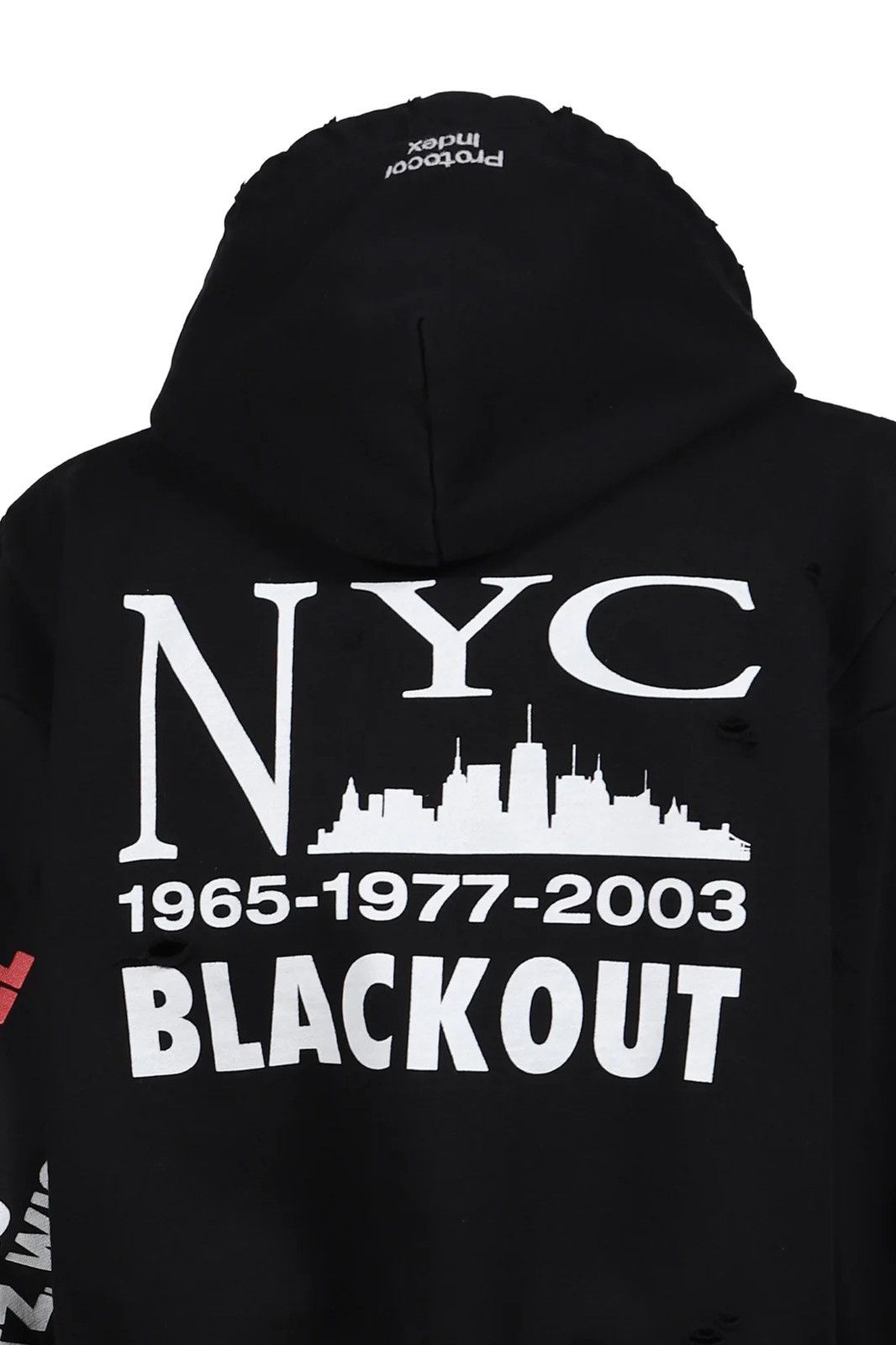 PROJECT G/R Protocol Index RECONSTRUCTED SWEATSHIRTS ZIP HOODIE Size US M / EU 48-50 / 2 - 5 Thumbnail
