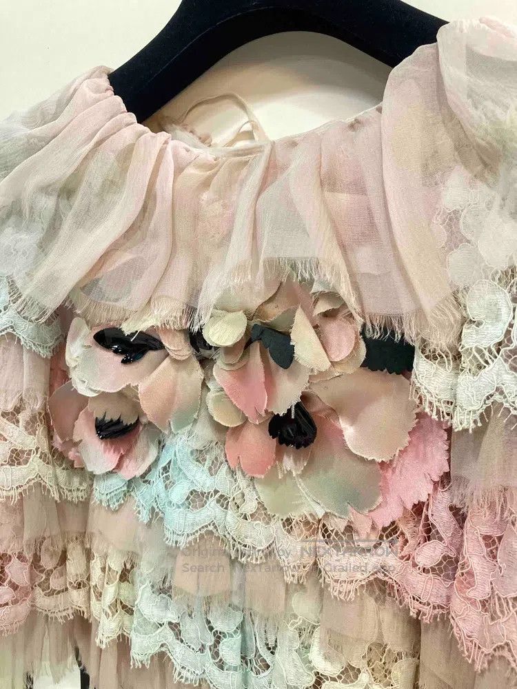 Chanel Chanel Roman series dreamy flower embroidered cloak Size XS / US 0-2 / IT 36-38 - 8 Thumbnail