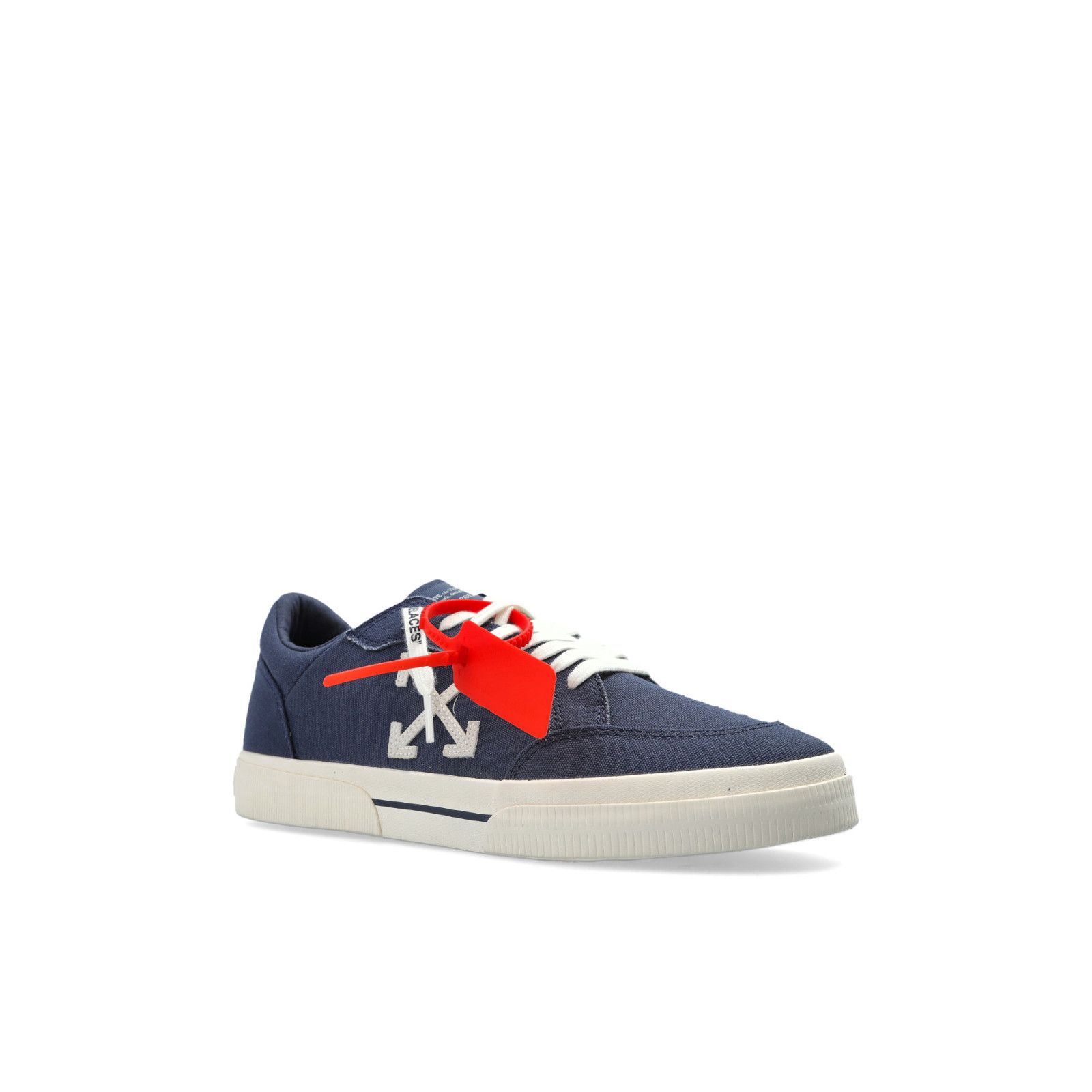 Off-White OFF-WHITE Vulcanized Navy Low Sneakers New & Authentic (Men' Size US 9 / EU 42 - 2 Thumbnail