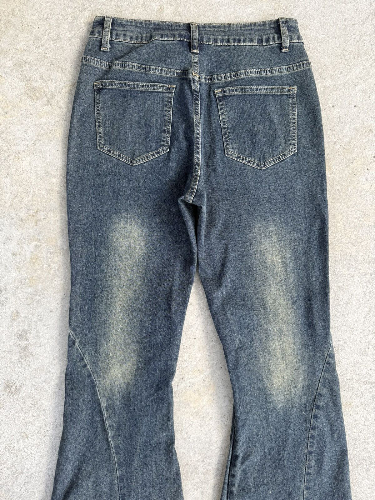 Le Grande Bleu (L.G.B.) Japanese Romwe Flared Jeans style Chrome Heart Size US 28 / EU 44 - 8 Thumbnail