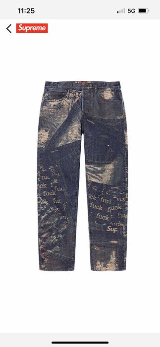 Supreme Supreme archive denim jeans | Grailed