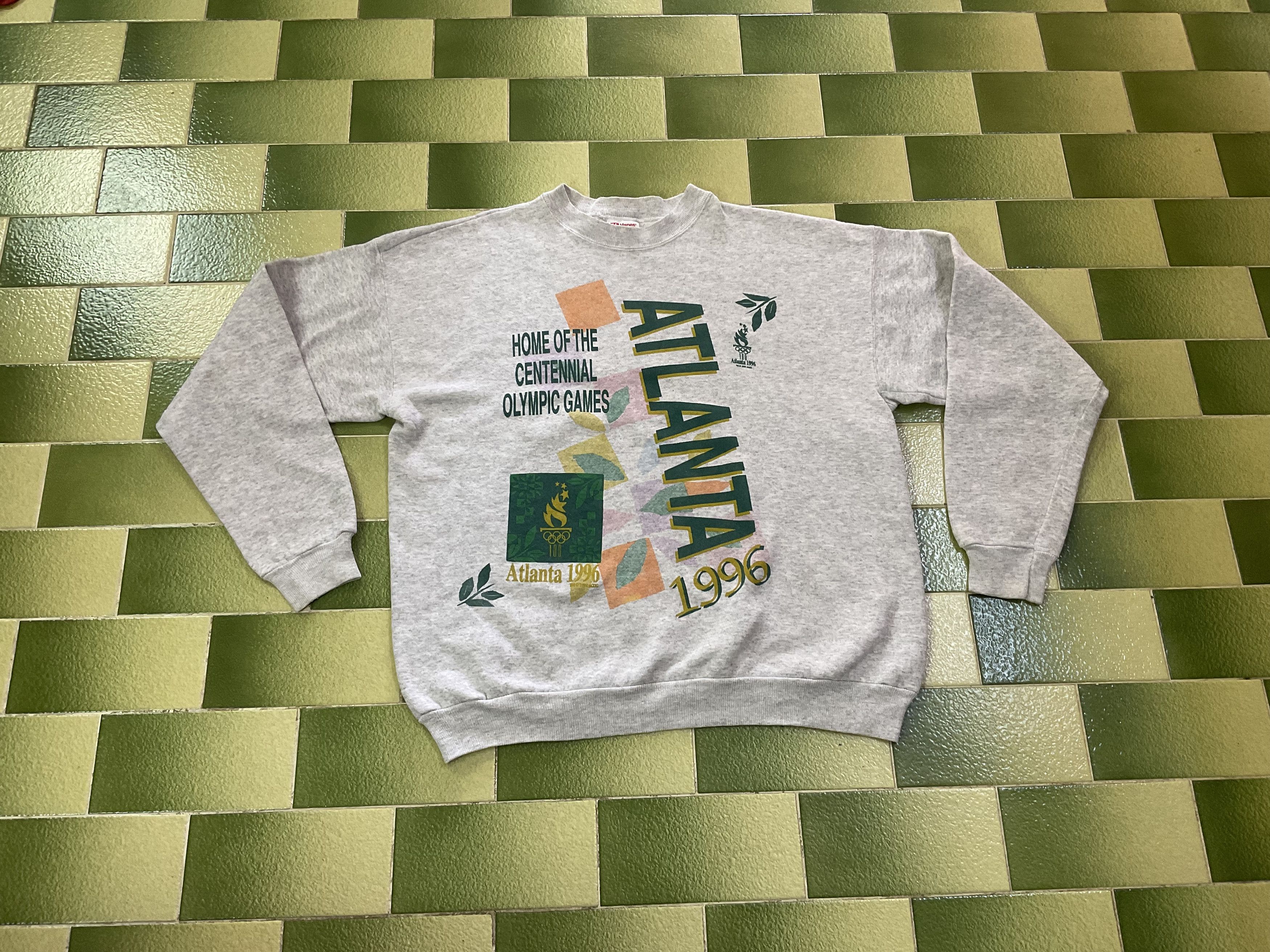 Sports Specialties Vintage Atlanta 1996 Olympics Crewneck Sweatshirt Size US L / EU 52-54 / 3 - 1 Thumbnail